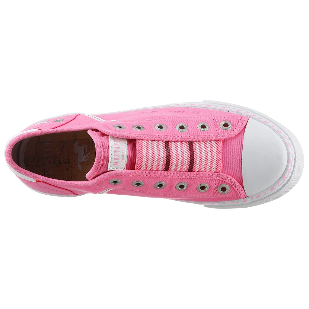 Mustang Shoes Slip-On Sneaker »Schlupfschuh, Freizeitschuh,«