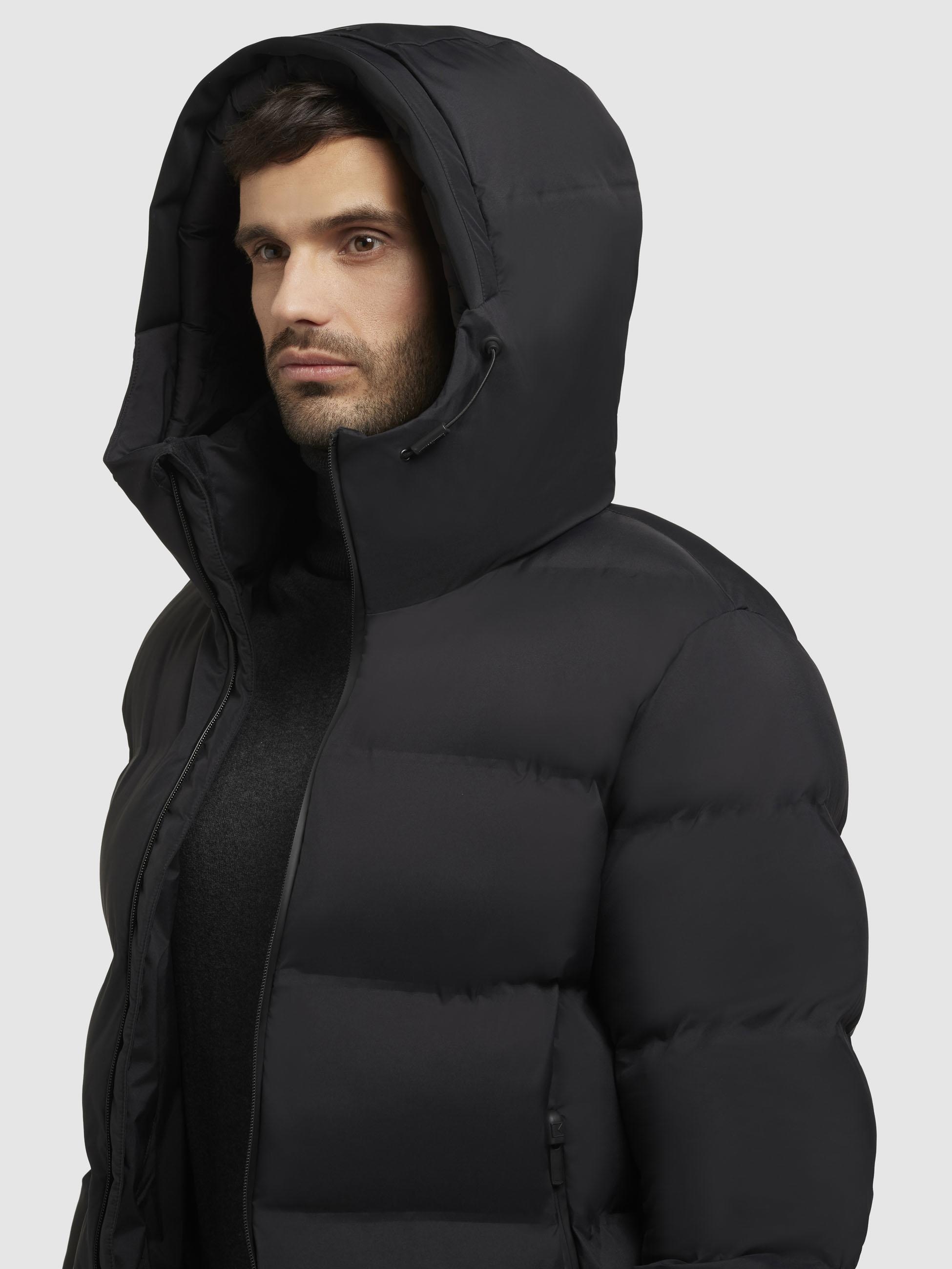 khujo Steppmantel »Steppmantel Caius2-YM«, Stylischer Herren Wintermantel mit Kapuze