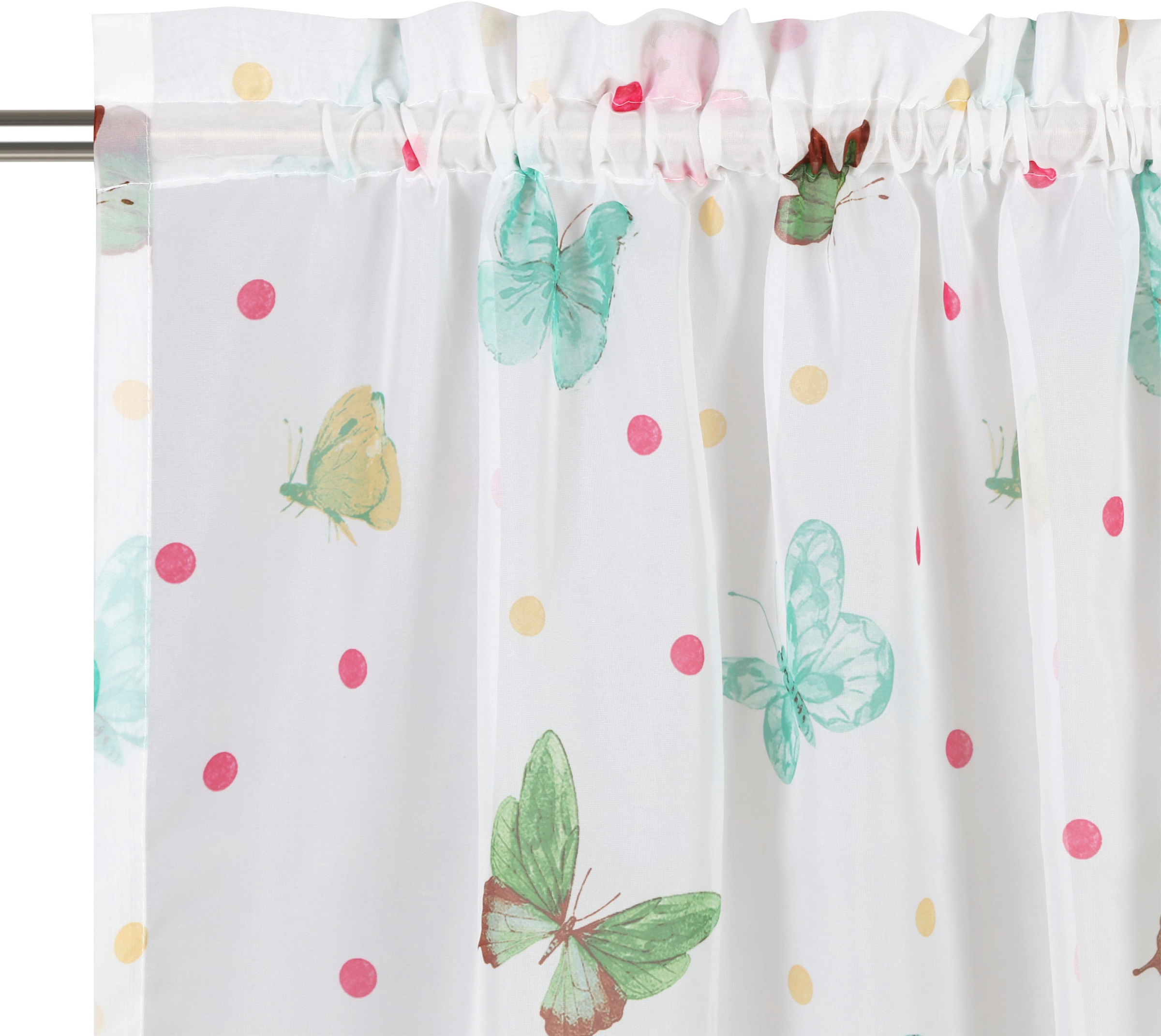 Lüttenhütt Gardine »Schmetterling«, (1 St.), Kindergardine, gewebt,  transparent, verschiedene Größen online kaufen
