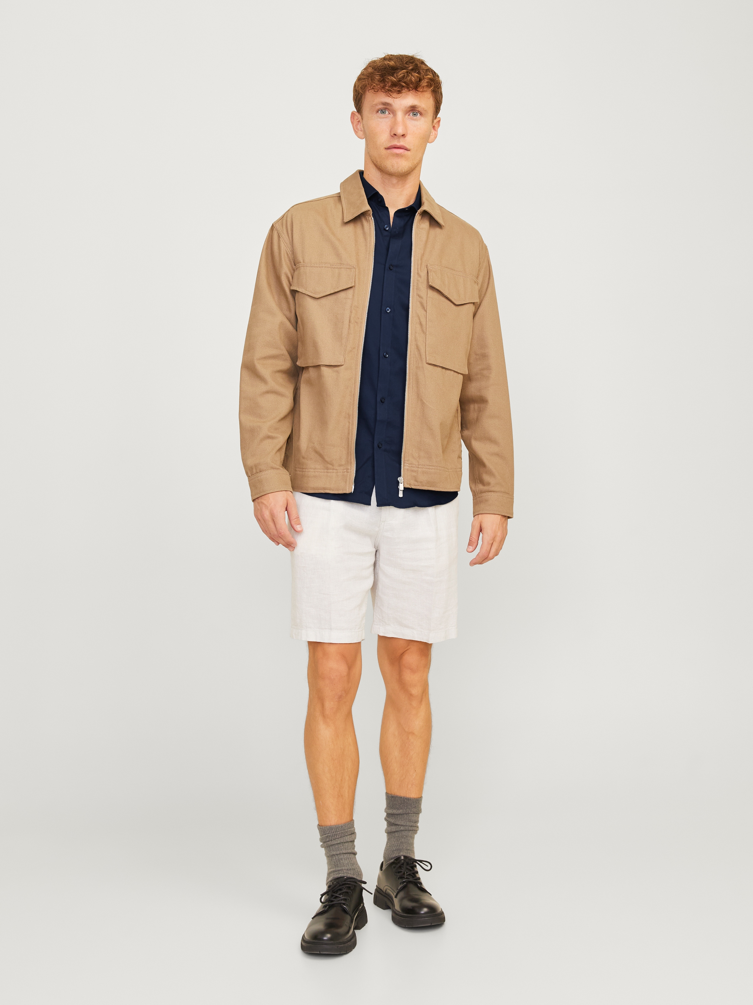 Jack & Jones Langarmhemd »JJPRPARMA SHIRT L/S NOOS« mit Hemdkragen