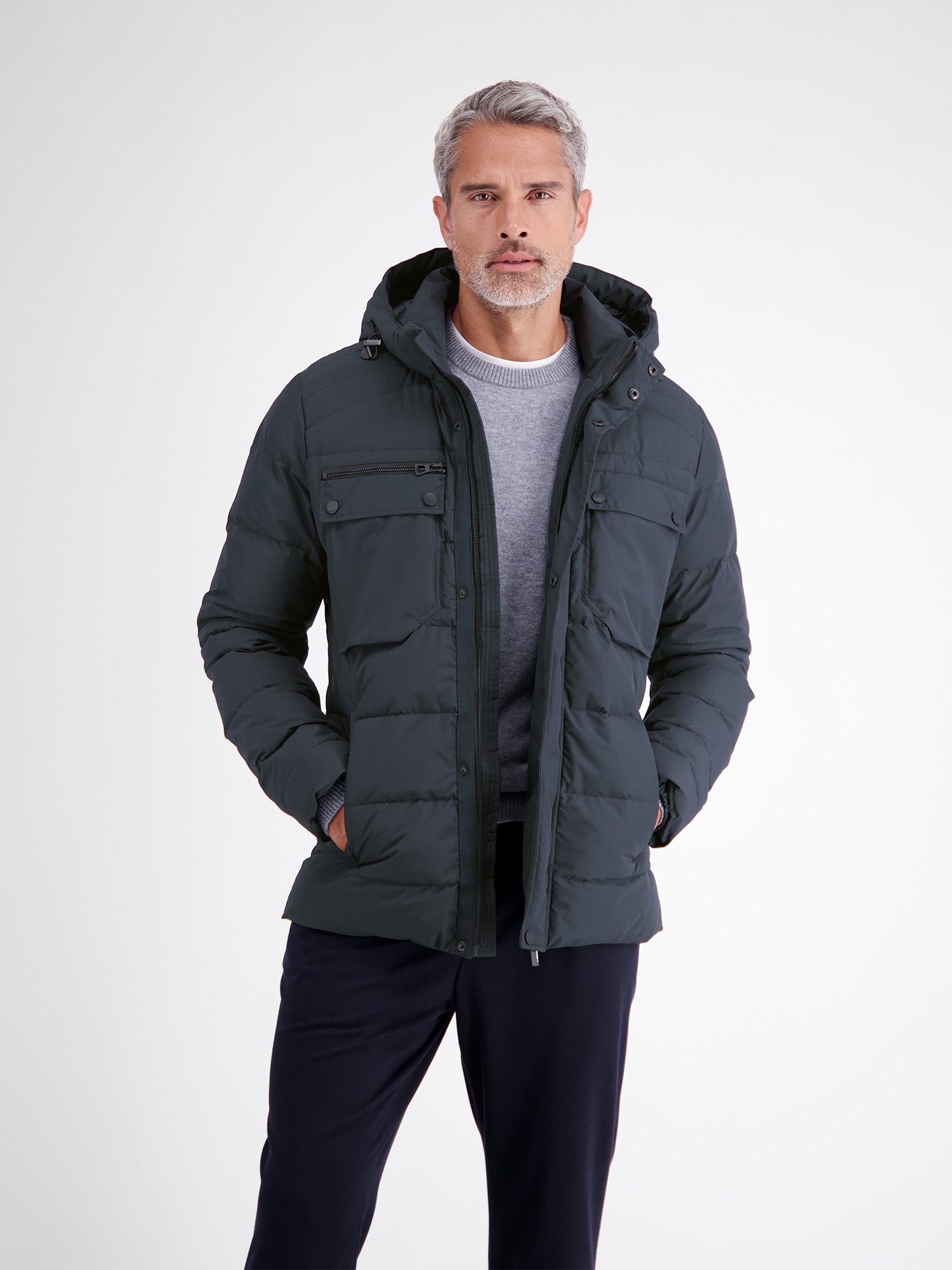 LERROS Outdoorjacke »Aufwändige Funktionsjacke, wärmend und wasserabweisend« mit Kapuze
