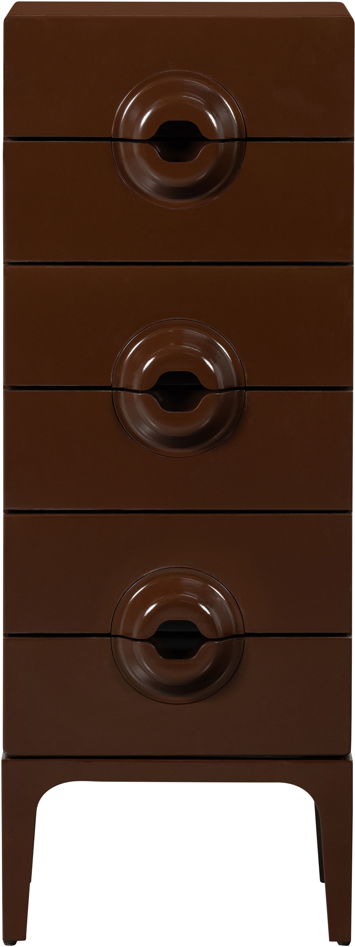 WOOOD Nachtkonsole »WOOOD Merge Kommode 6 Schubladen«