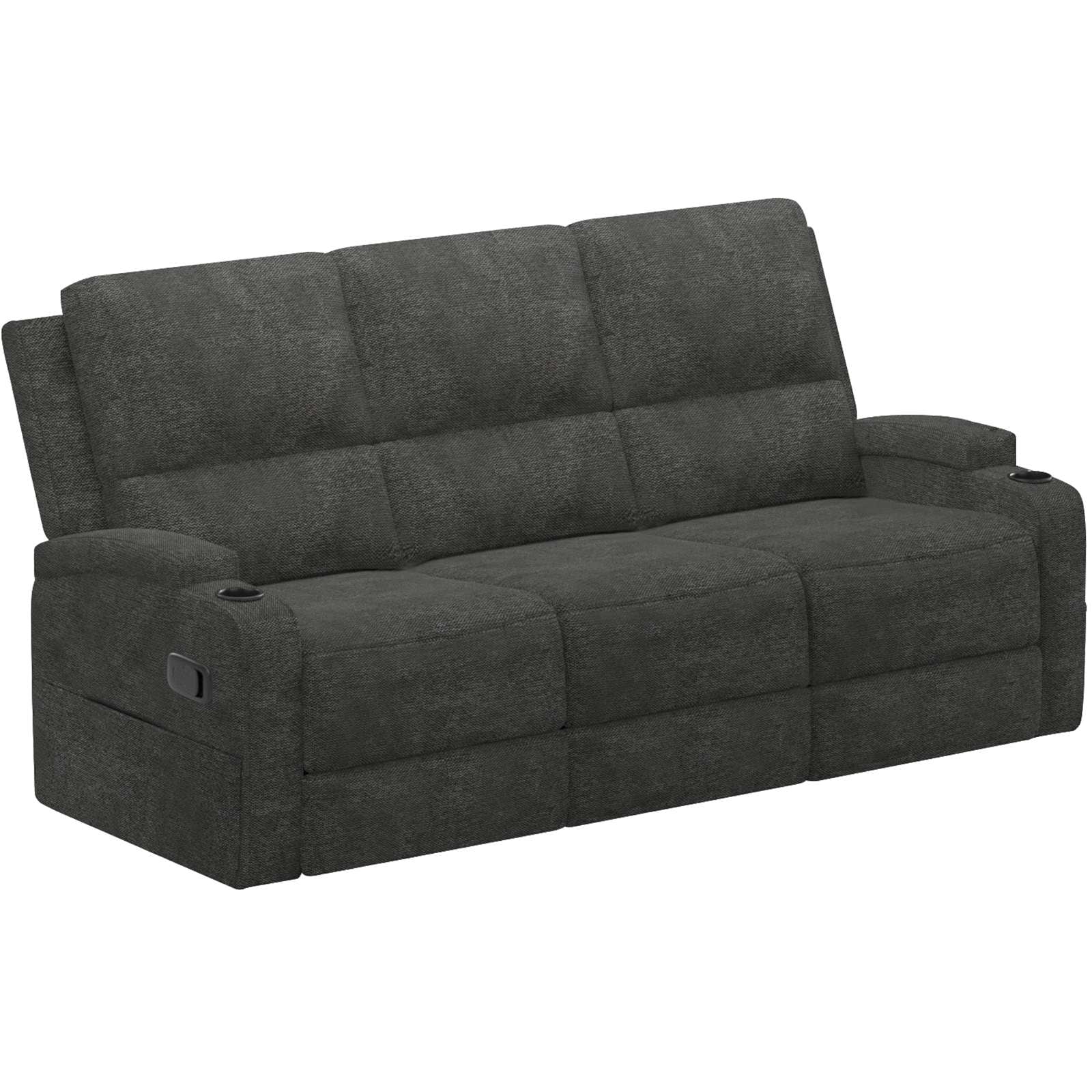 Home affaire 3-Sitzer »Napori« Kinosofa mit 2 x Relaxfunktion und Getränkehalter