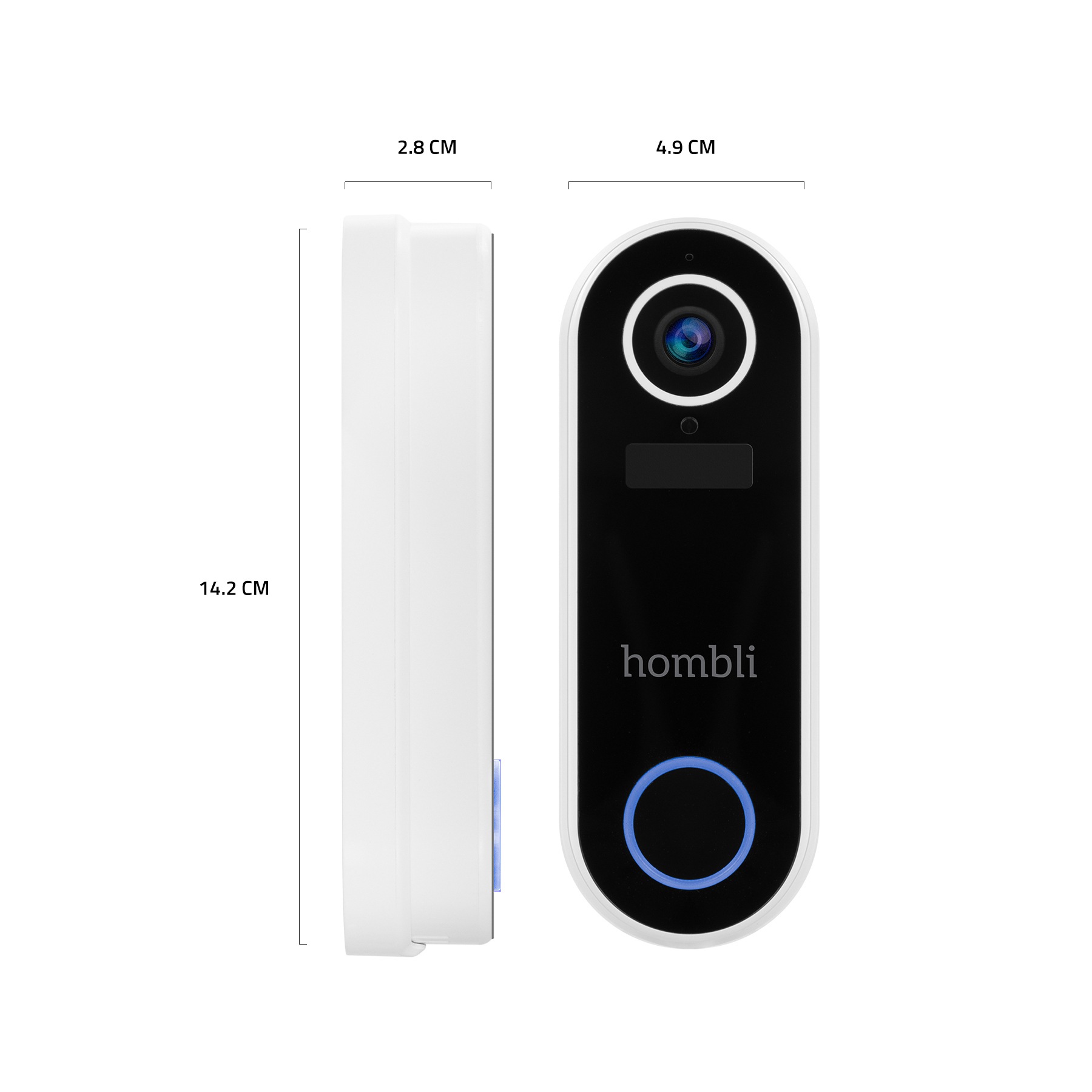 Hombli Smart Home Türklingel »smarte Türklingel 2 + Gong«, Außenbereich