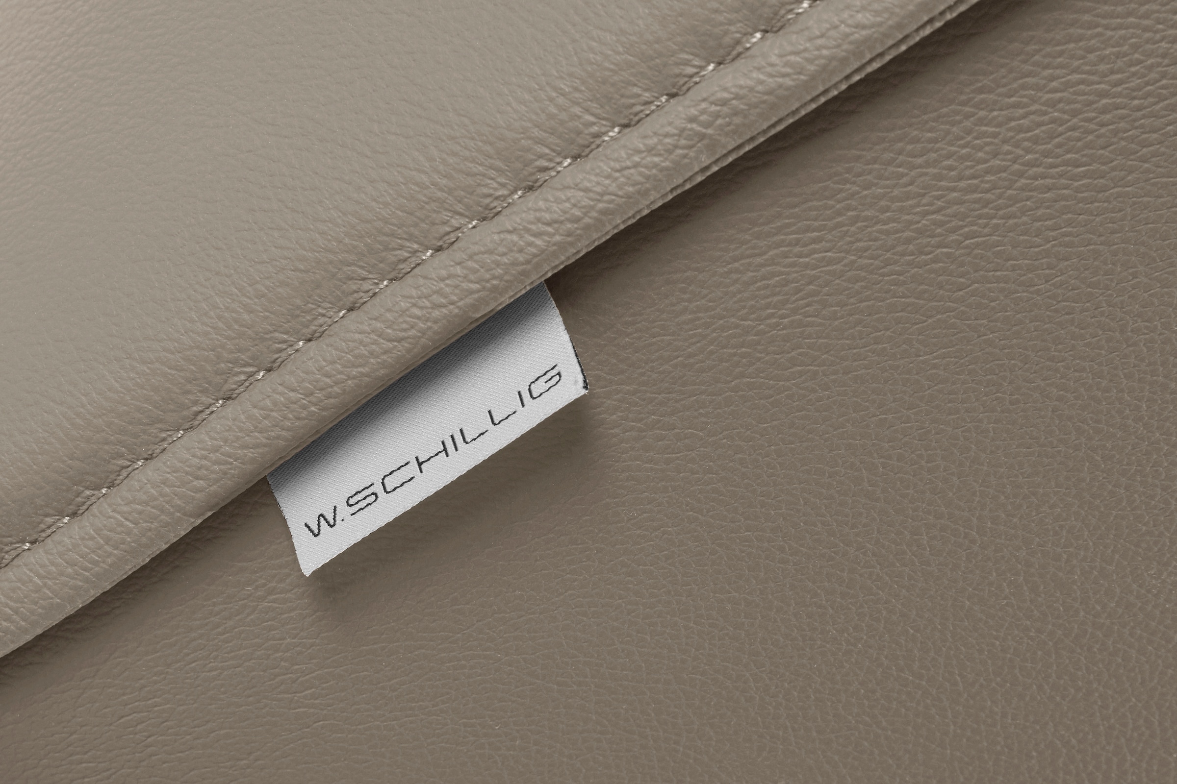 W.SCHILLIG 3-Sitzer »sally«, mit Metallfüßen in Chrom glänzend, Breite 224 cm