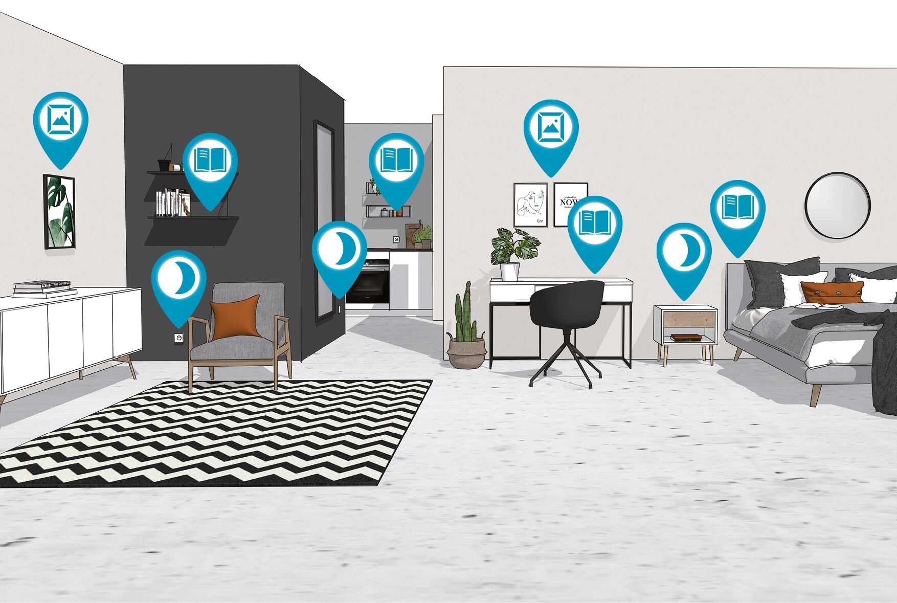 Paulmann LED Schreibtischlampe »LED Schreibtischleuchte 3-Step-Dim FlexBar White Switch Silber matt« 1 Stk. Tageslichtweiß mehrere Helligkeitsstufen, Farbwechsler, Farbsteuerung, Dimmer