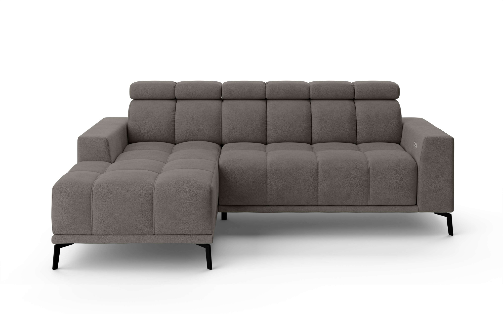INOSIGN Ecksofa »CAZIE, Designsofa, L-Form, trendige Bubble-Optik,«, L-Form mit Wellenunterfederung, Recamiere rechts/links bestellbar