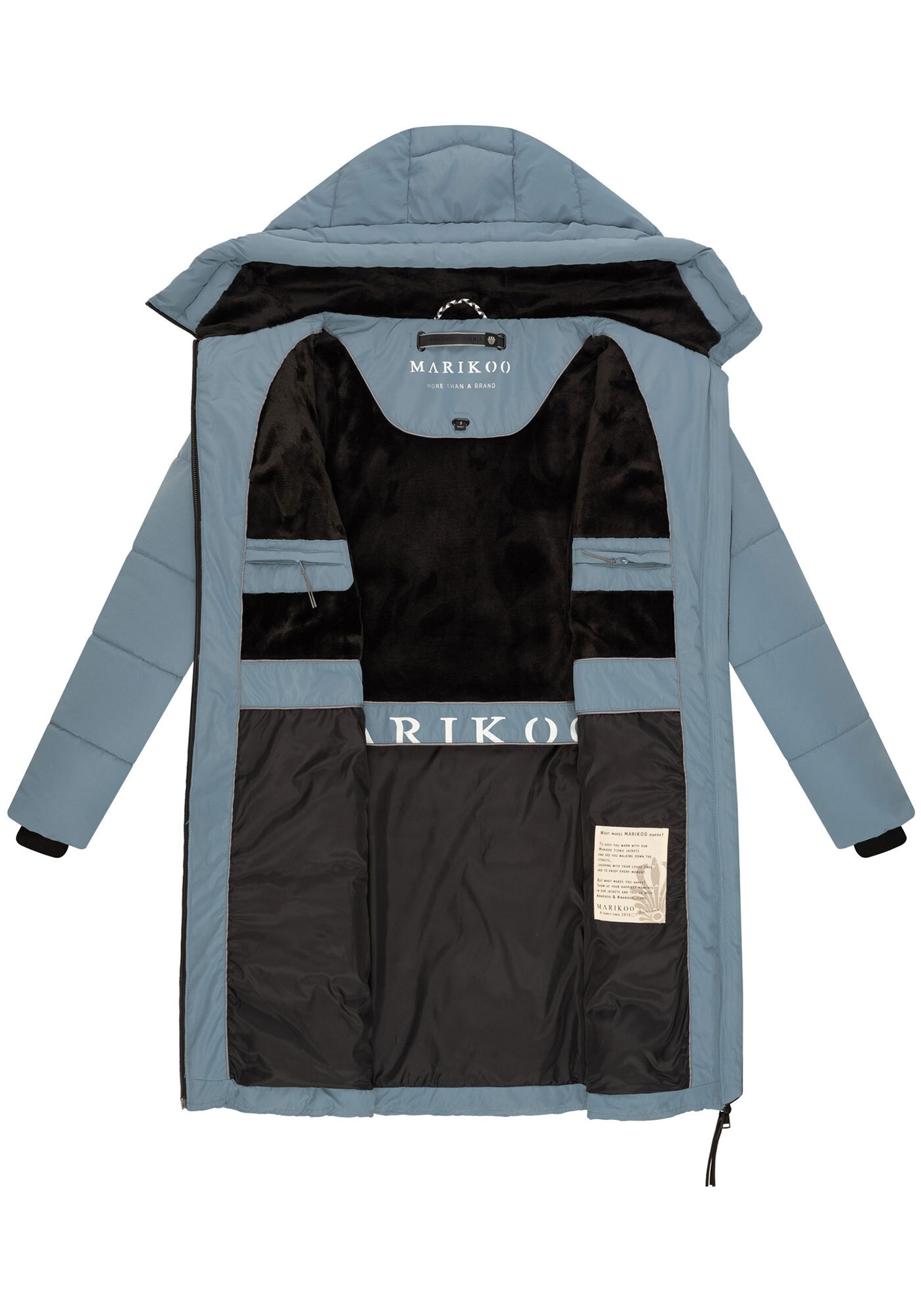 Marikoo Winterjacke »Marikoo Natsukoo Damen Winter Steppjacke lang B978«