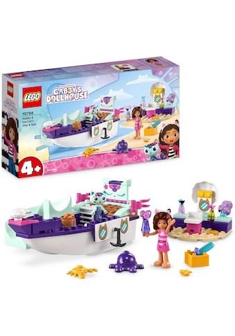 Konstruktionsspielsteine »Meerkätzchens Schiff und Spa (10786), LEGO® Gabby's...