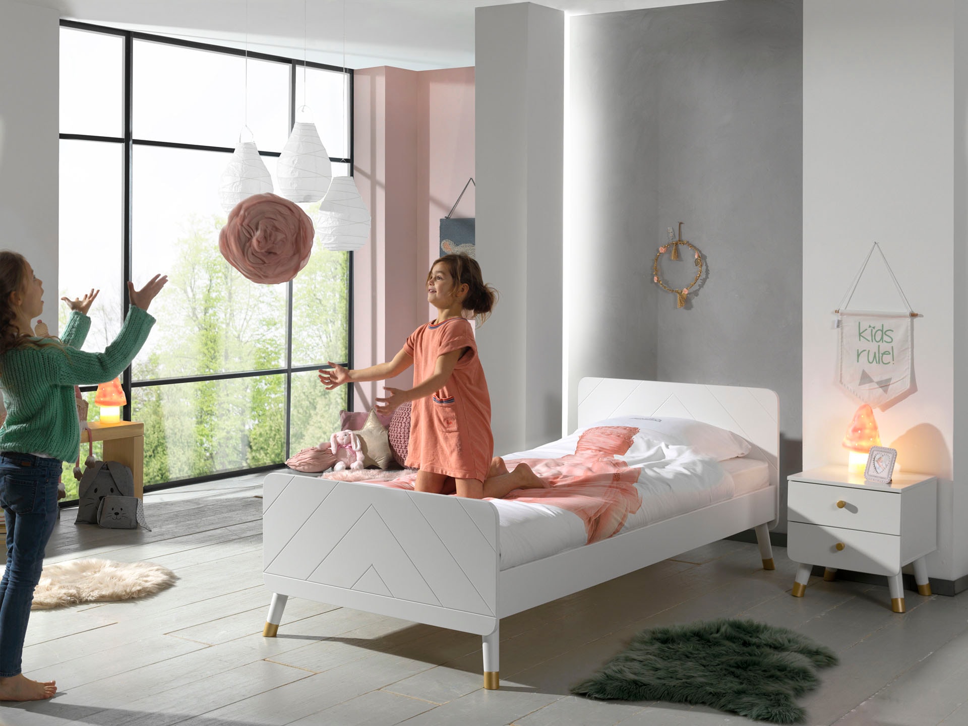 Vipack Jugendbett »Billy«, (Made in Europe), Hausbett, Einzelbett