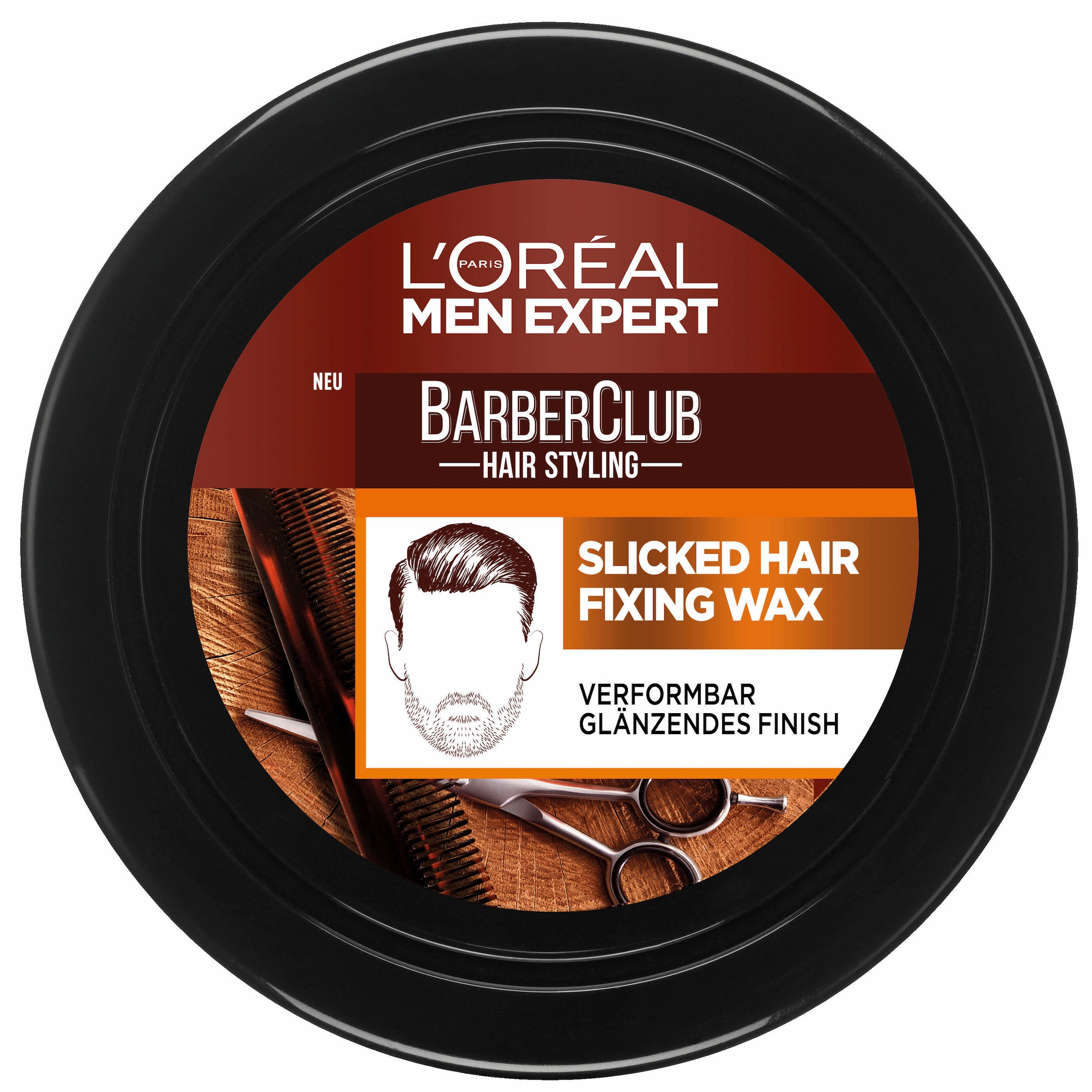 L'ORÉAL PARIS MEN EXPERT Haarwachs »Barber Club Slicked Hair Fixing Wax«