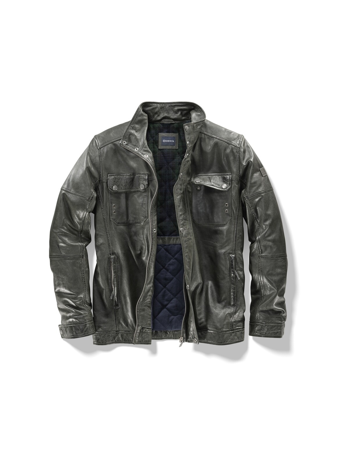 Babista Lederjacke »Lederjacke SOLIENTE«, (1 St.), mit modischen Ziernähten