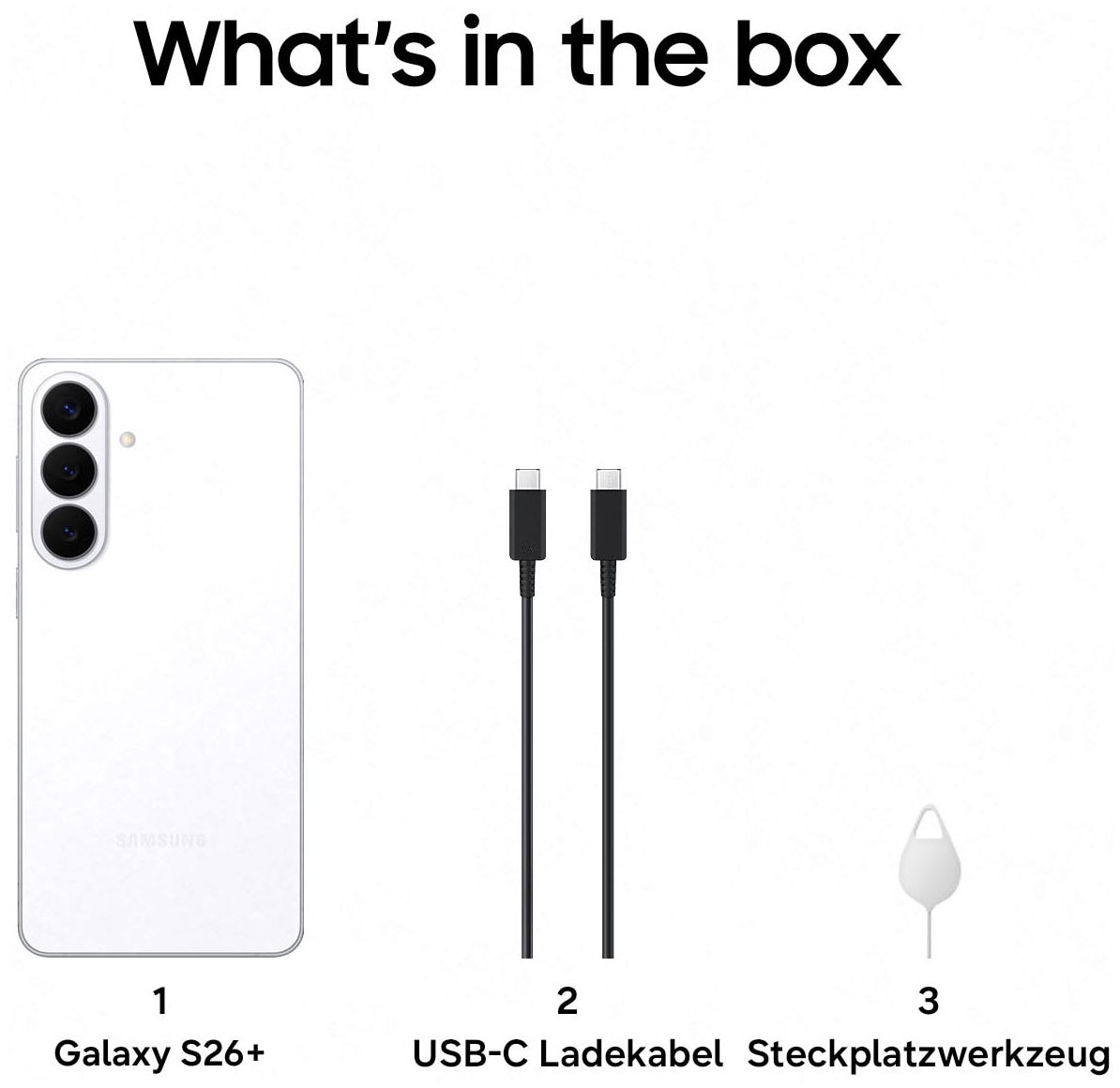 Samsung Smartphone »Galaxy S26+« Weiß