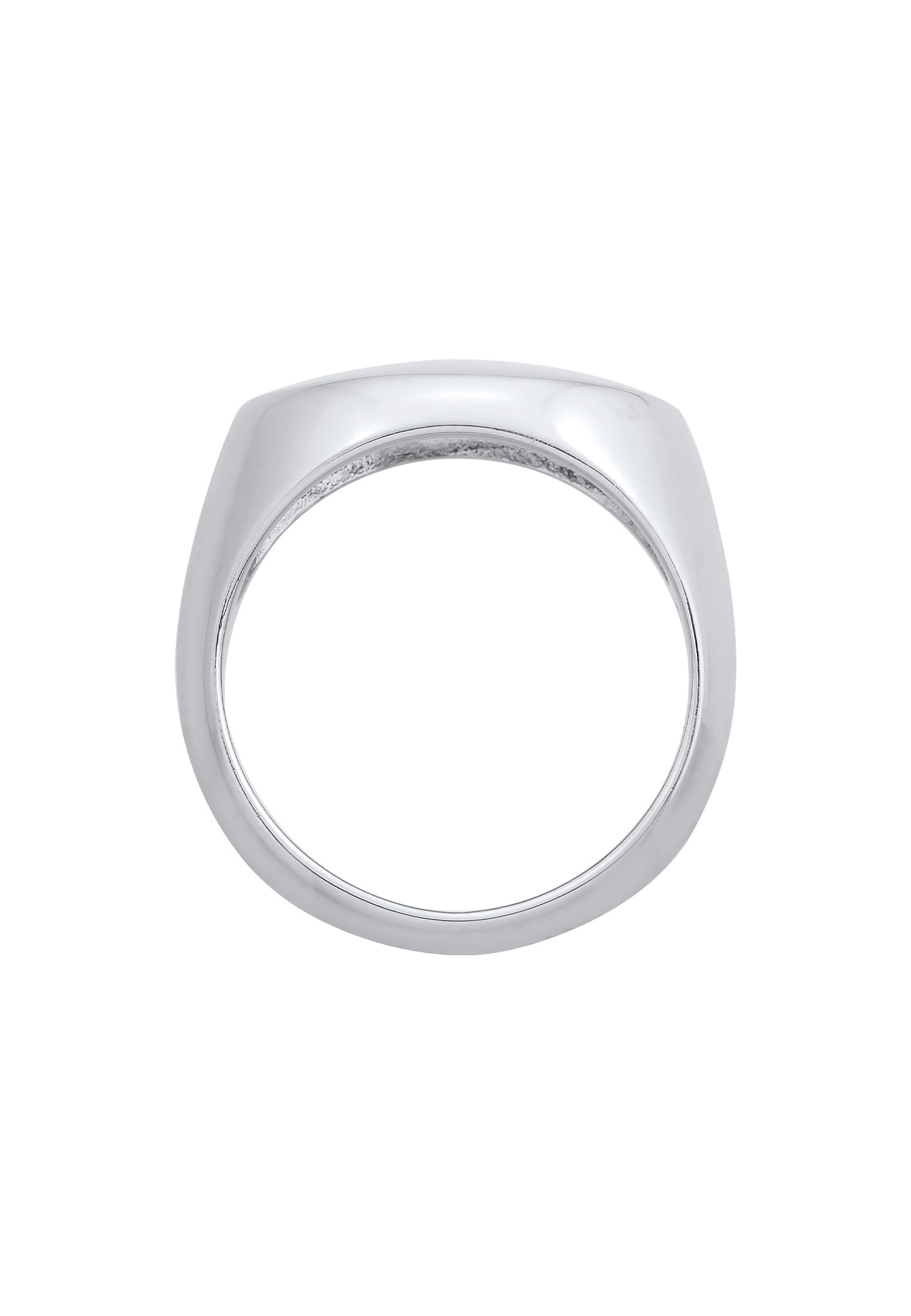 Elli Premium Silberring »Ring Siegelring Marquise Design 925 Silber rhodiniert«