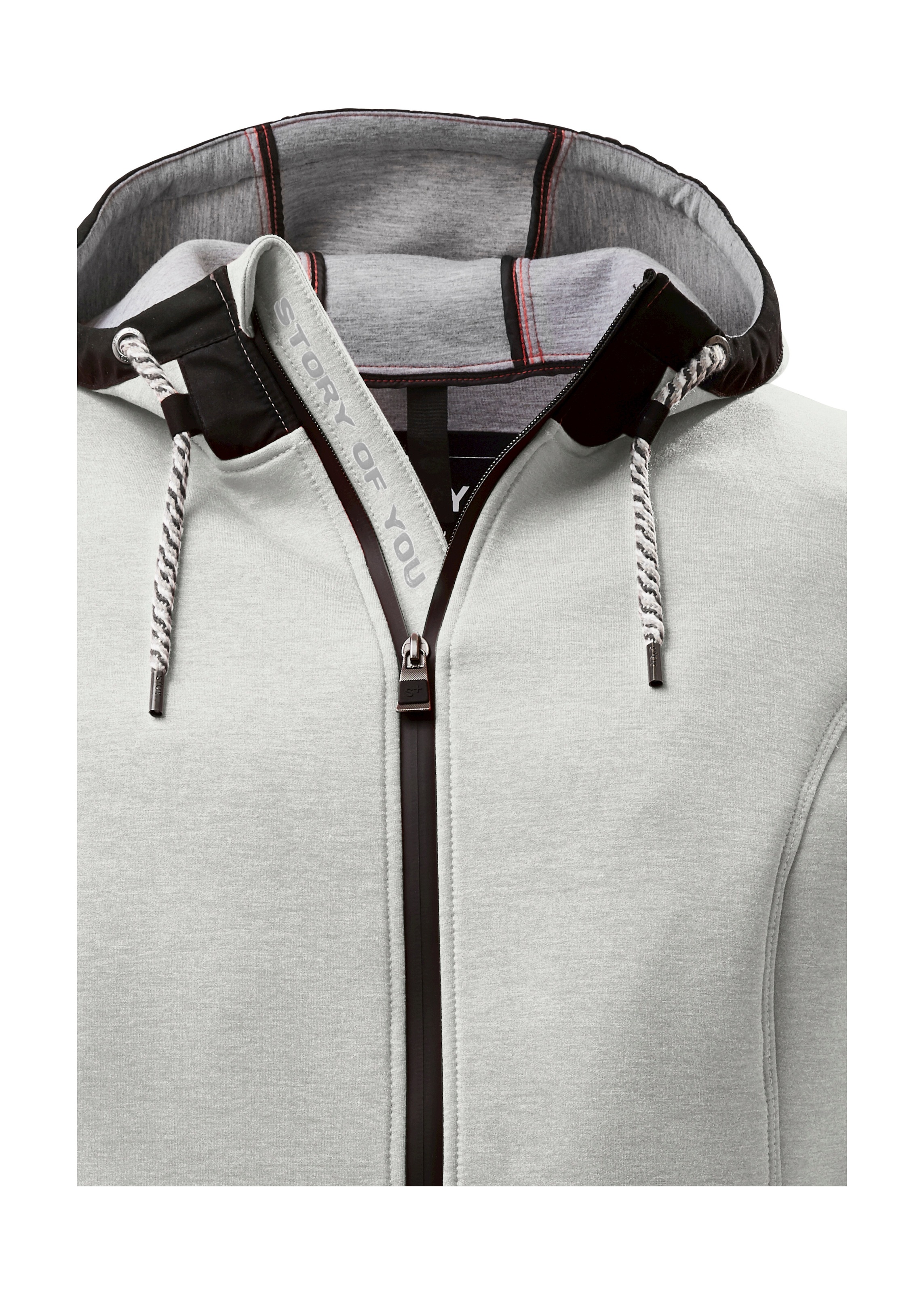 STOY Funktionsjacke »STS 1 WMN JCKT« Elastische Scuba-Jacke mit verstellbarer Kapuze