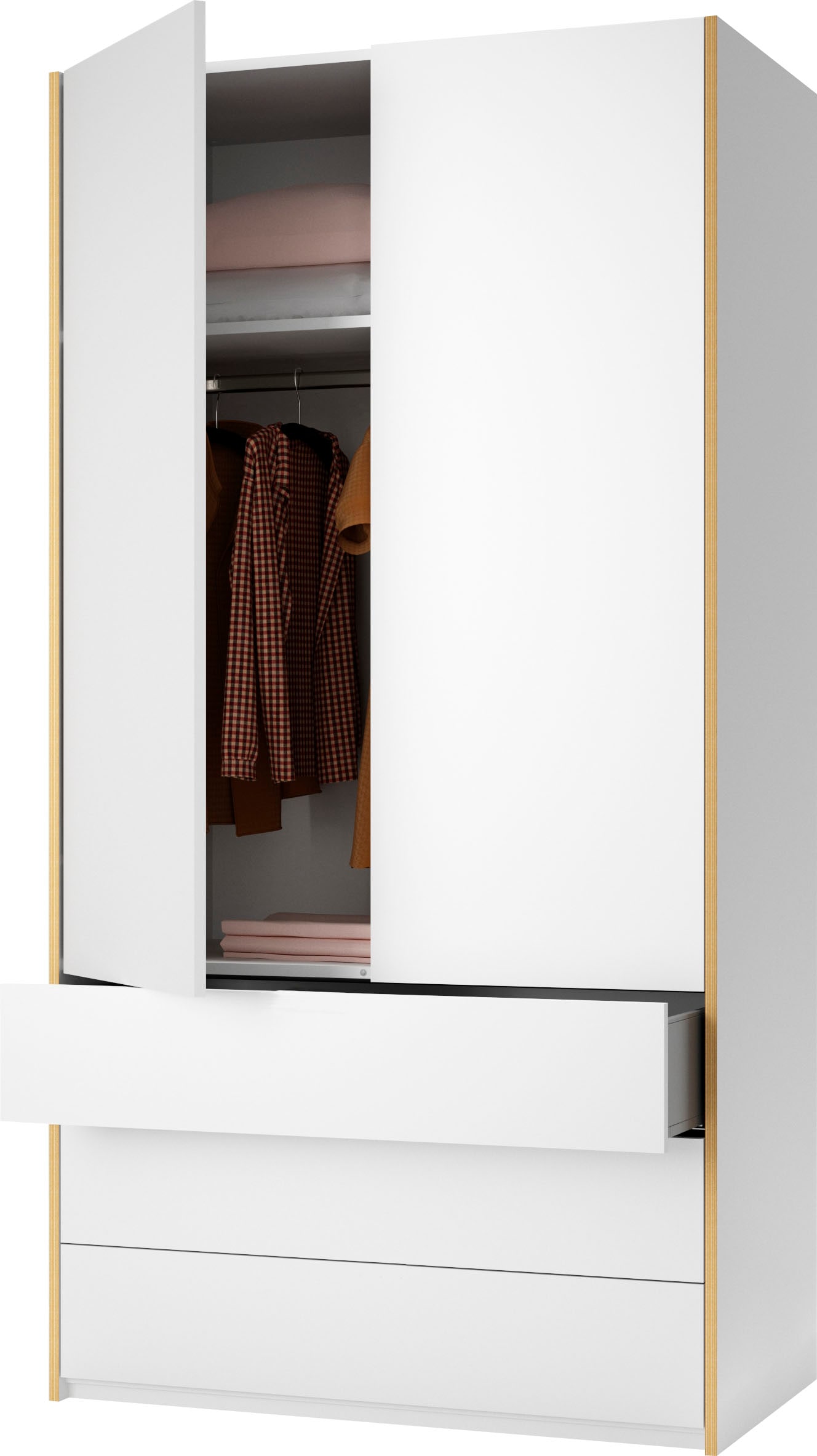 Müller SMALL LIVING Kleiderschrank 3 1«, auf geräumigen kaufen Inklusive Schubladen Variante Rechnung »Modular Plus