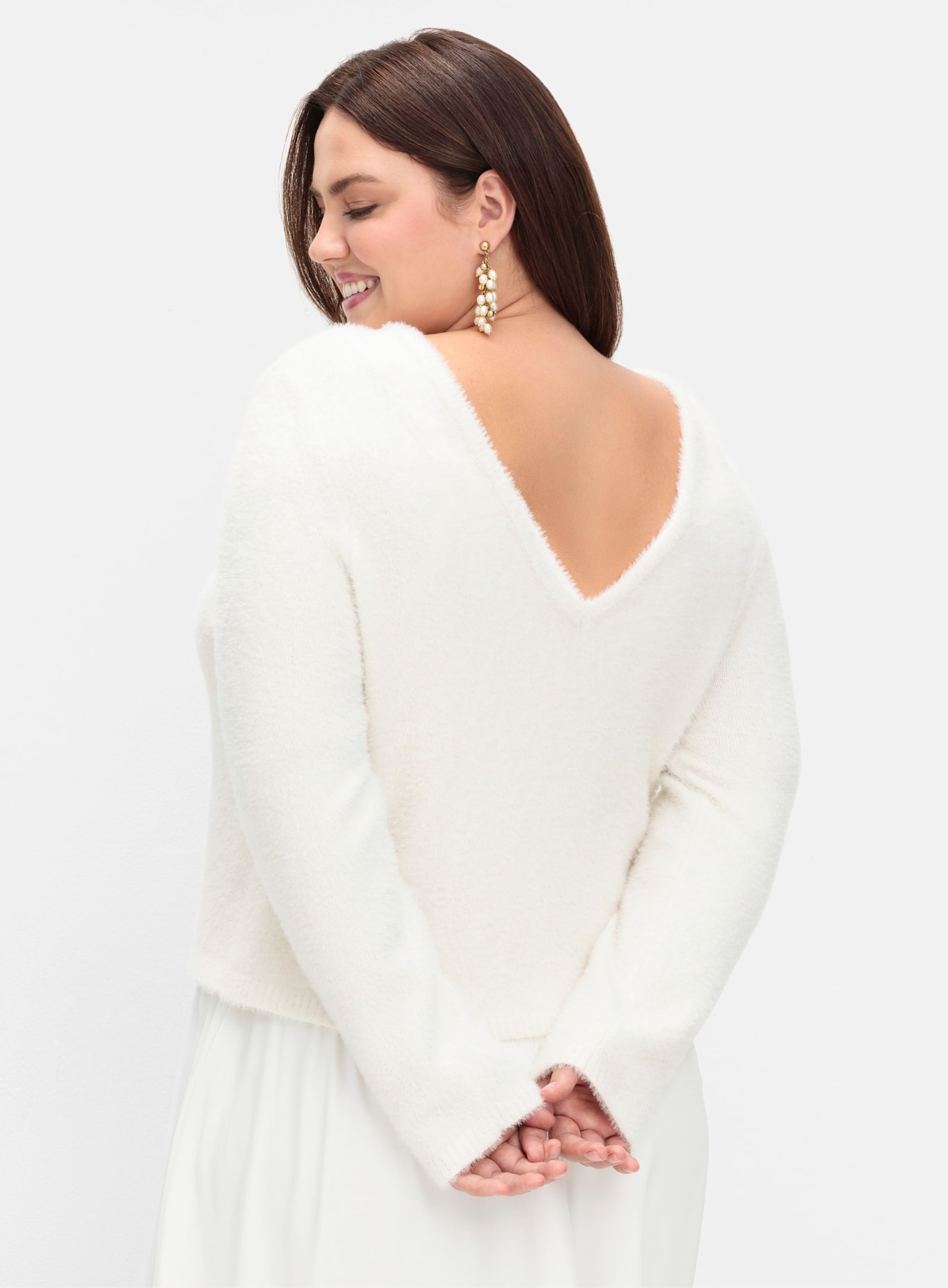 Sheego Rundhalspullover »Pullover«