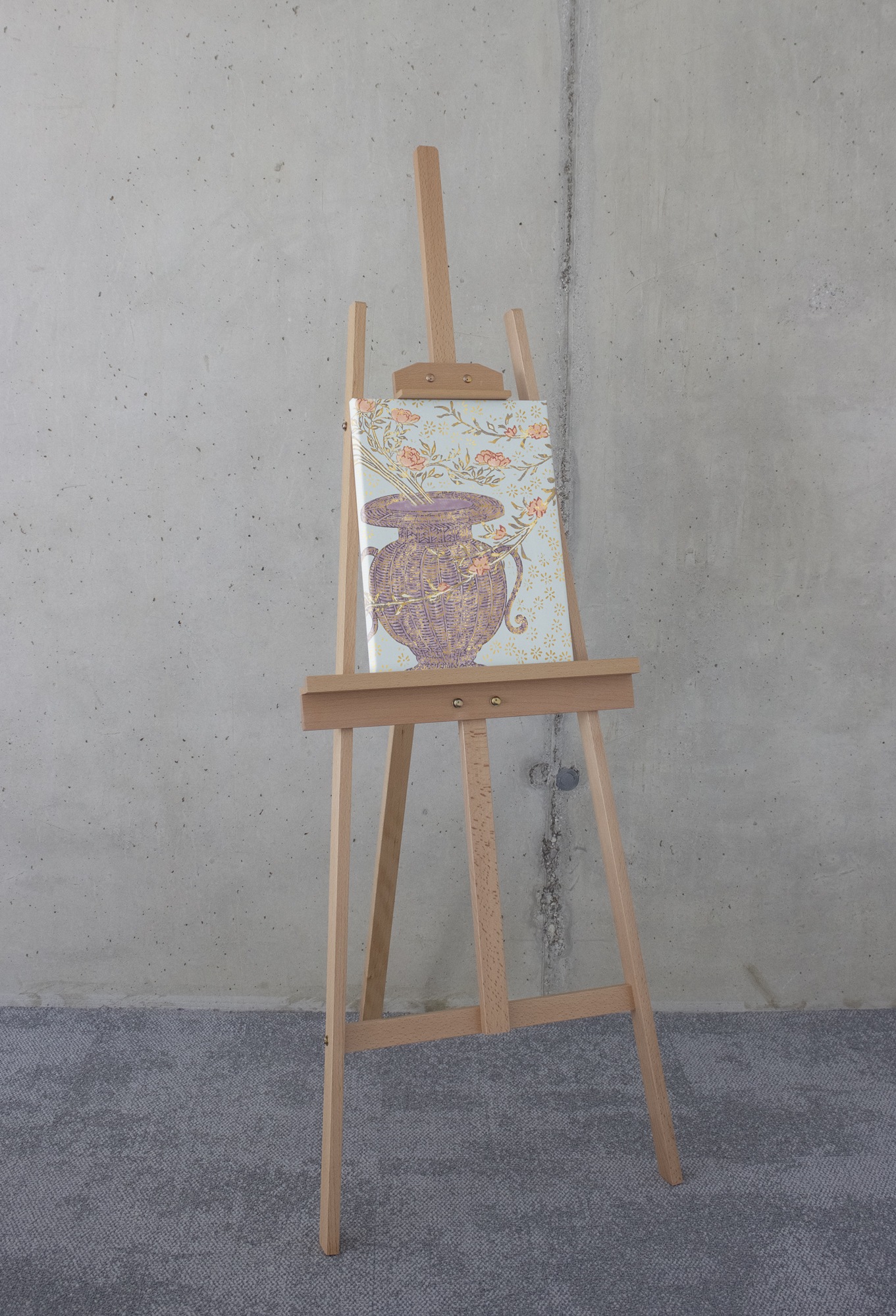 Komar Leinwandbild »Anubis Vase - Größe 30 x 40 cm« Natur 1 Stk. tlg. Keilrahmenbild mi Echtholzrahmen