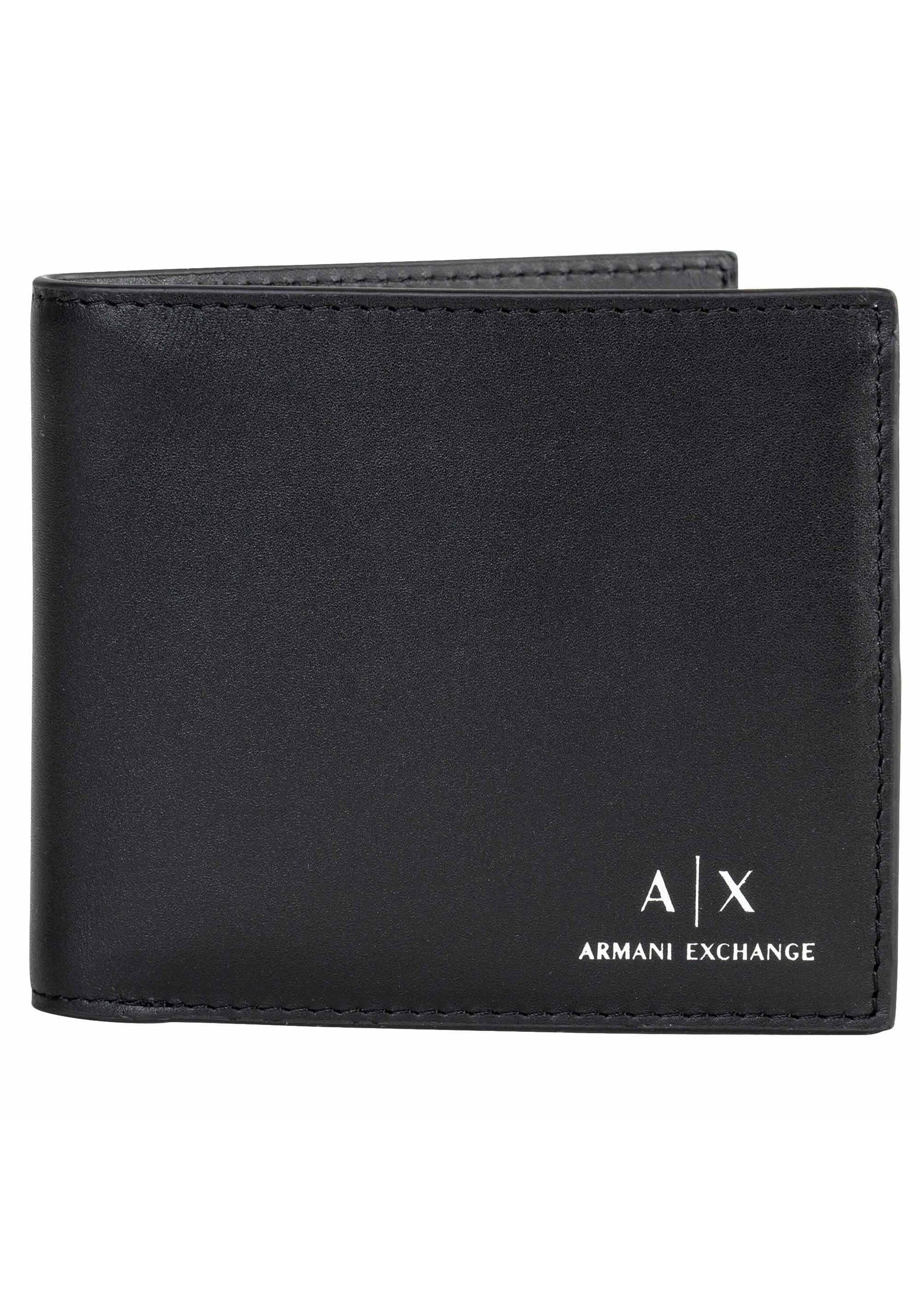 ARMANI EXCHANGE Geldbörse »Geldbörse Plain Leather Gift Set«