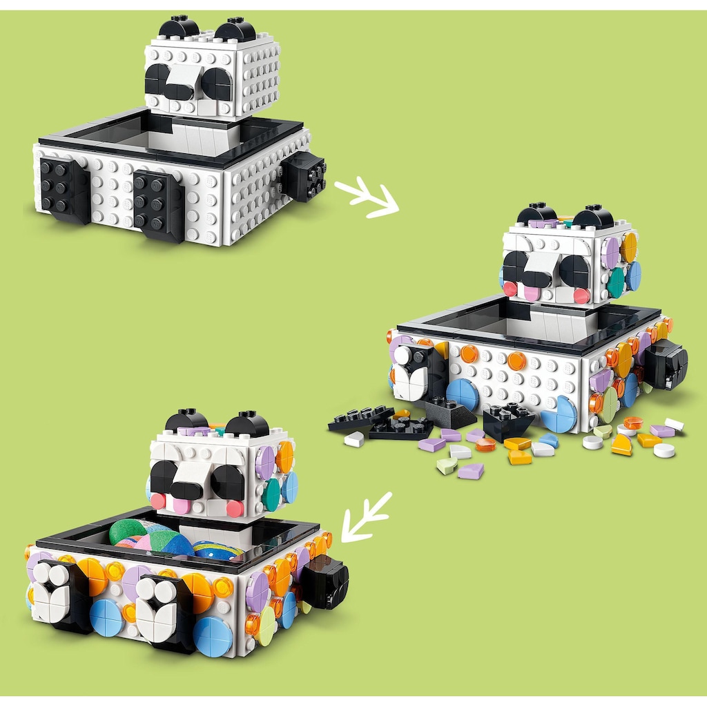 LEGO® Konstruktionsspielsteine »Panda Ablageschale (41959), LEGO® DOTS«, (517 St.), Made in Europe