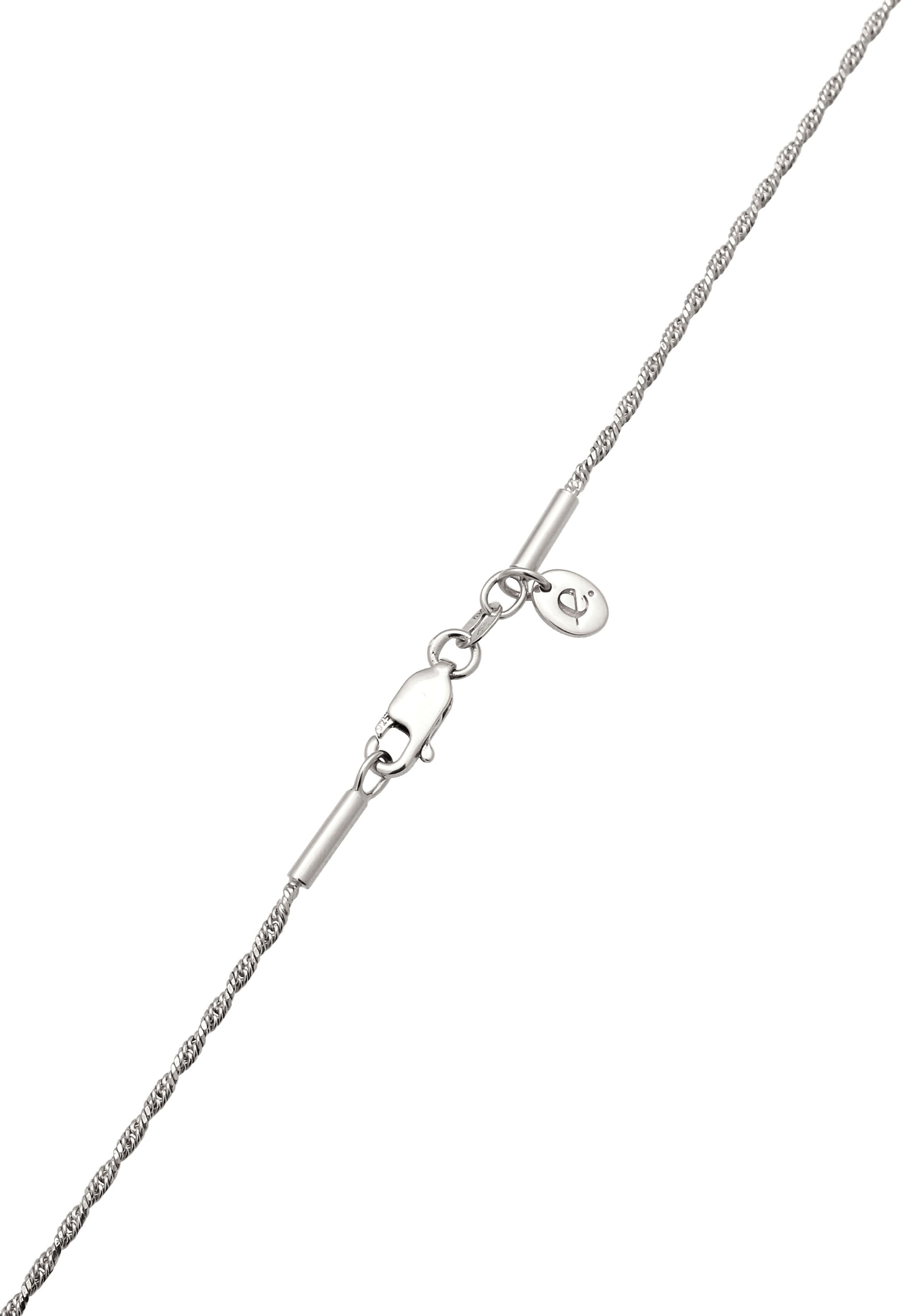 Elli Premium Y-Kette »Halskette Y-Kette Kordelkette 925 Sterling Silber«