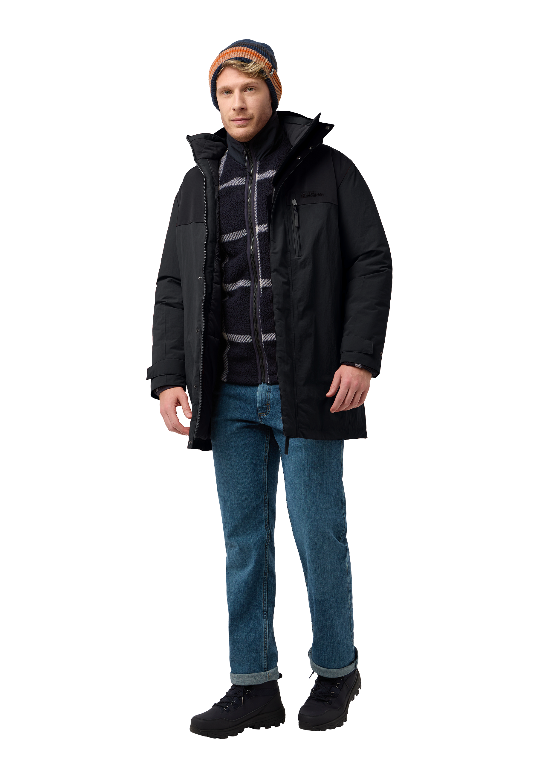 Jack Wolfskin Funktionsparka »GLETSCHERSEE«, mit Kapuze, Winterjacke
