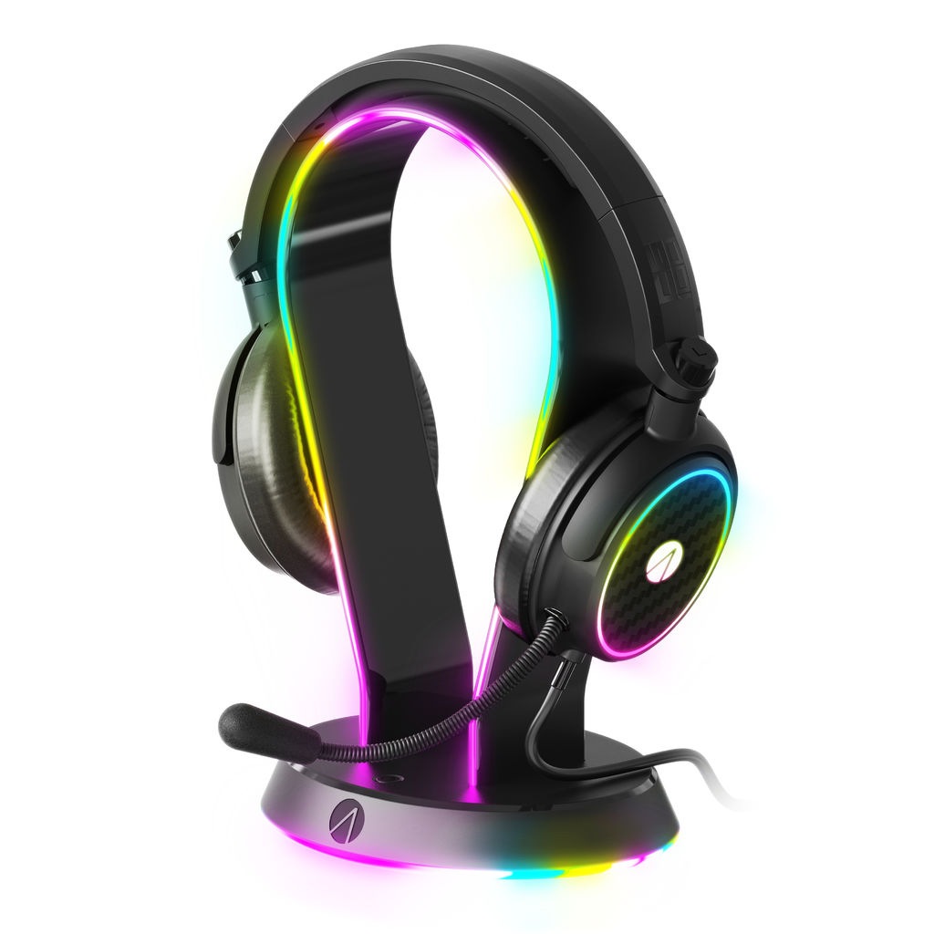 Stealth Gaming-Headset Zubehör »LED Headset Ständer mit Headset C6-100 LED«, 12 RGB Beleuchtungseffekte