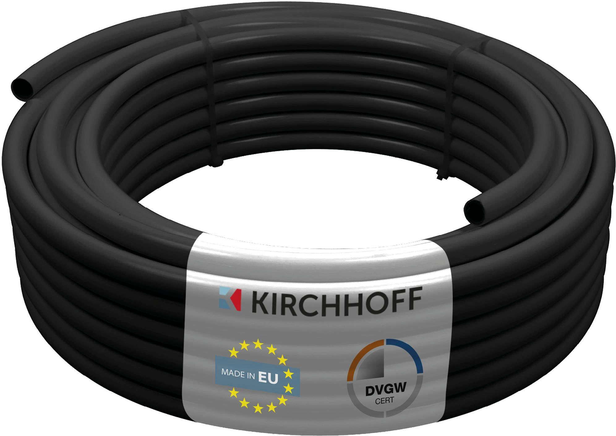 Kirchhoff Bewässerungsschlauch, Tropfrohr 25 m x 16 mm, Tropfschlauch, Drip-Bewässerung