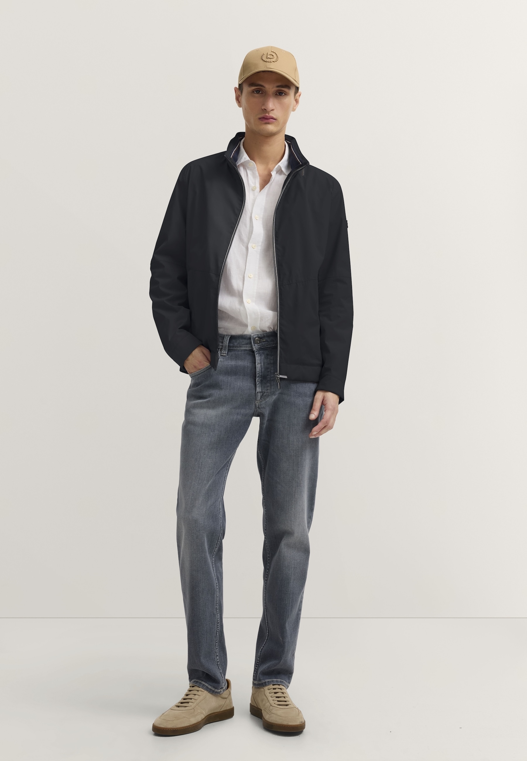 bugatti Blouson »DynamicSeries« Regular Fit wasserabweisend mit Kapuze