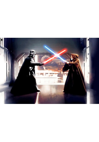 Komar Vliestapete »Star Wars Vader vs. Kenobi«, Comic kaufen