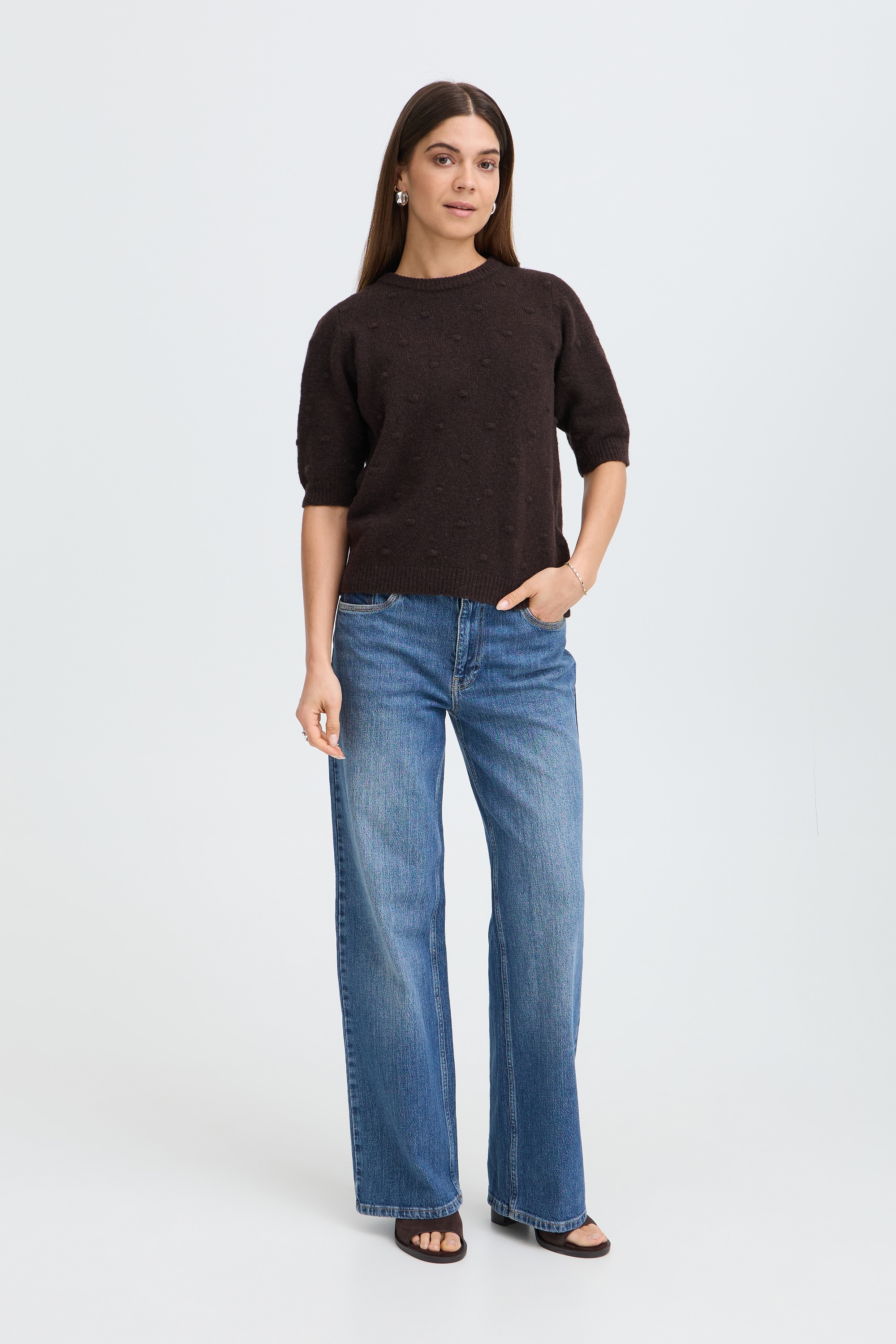 Pulz Jeans Kurzarmpullover »Damen Kurzarm-Bluse PZDAGMAR«