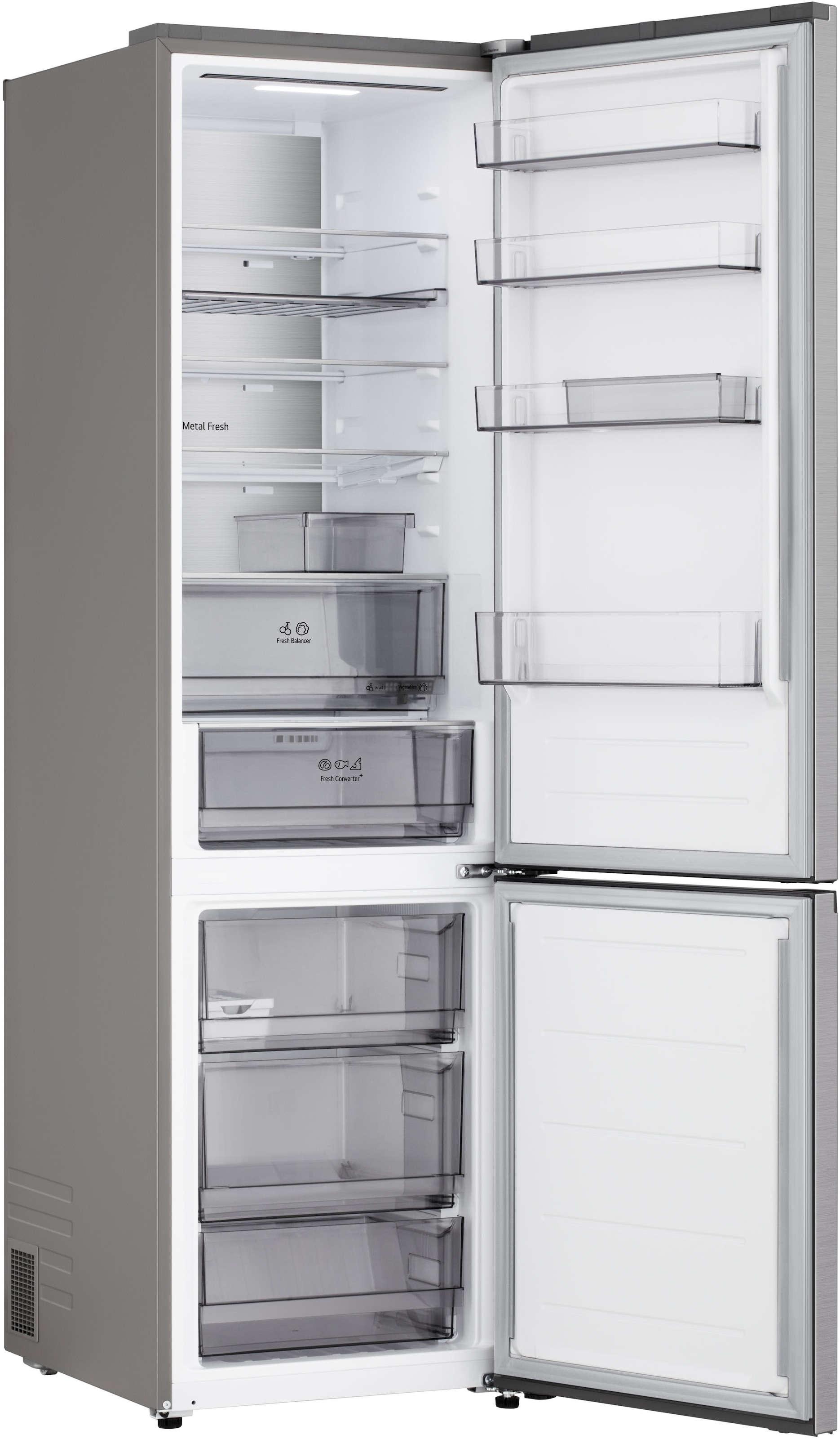 LG Kühl-/Gefrierkombination Serie 5 »GBBS525CPY« 203 cm hoch 59,7 cm breit Total No Frost, ThinQ mit AI Fresh & Saving Mode