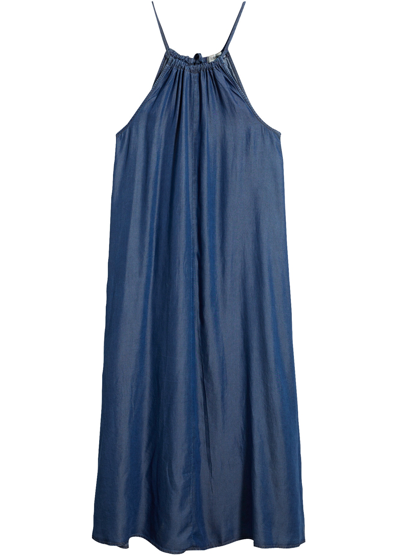 bonprix Jeanskleid »Jeanskleid aus fließendem Lyocell« für lässigen Look, aus Lyocell (TENCEL™), in A-Linie