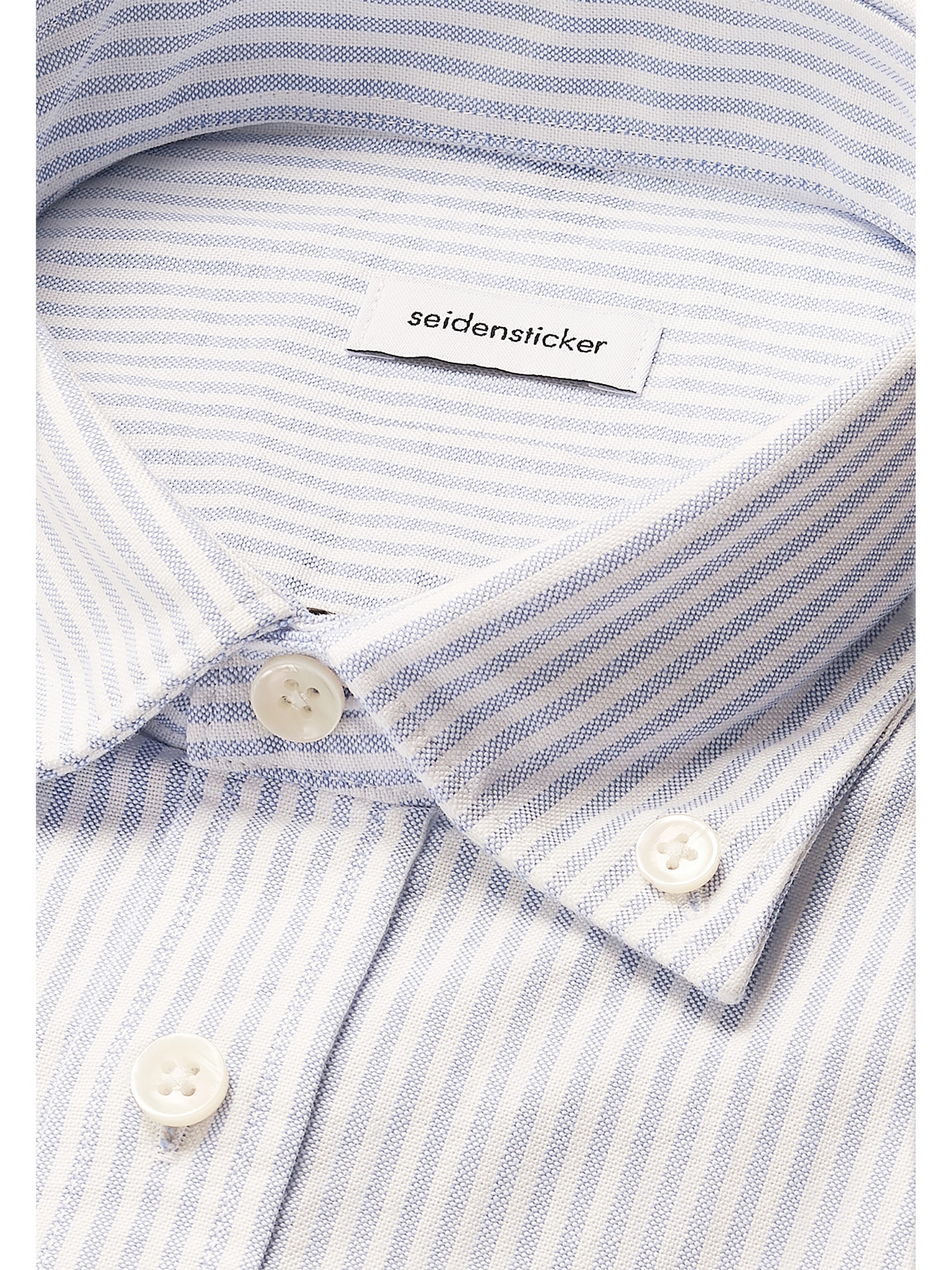 seidensticker Businesshemd Regular 1/1 Button-Down-Kragen Gestreift