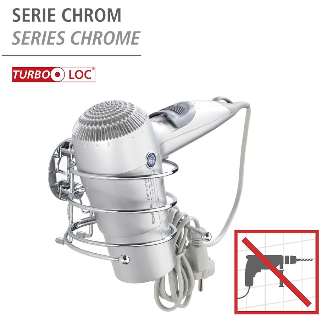 WENKO Haartrocknerhalter »Turbo-Loc®«, (1 St.)