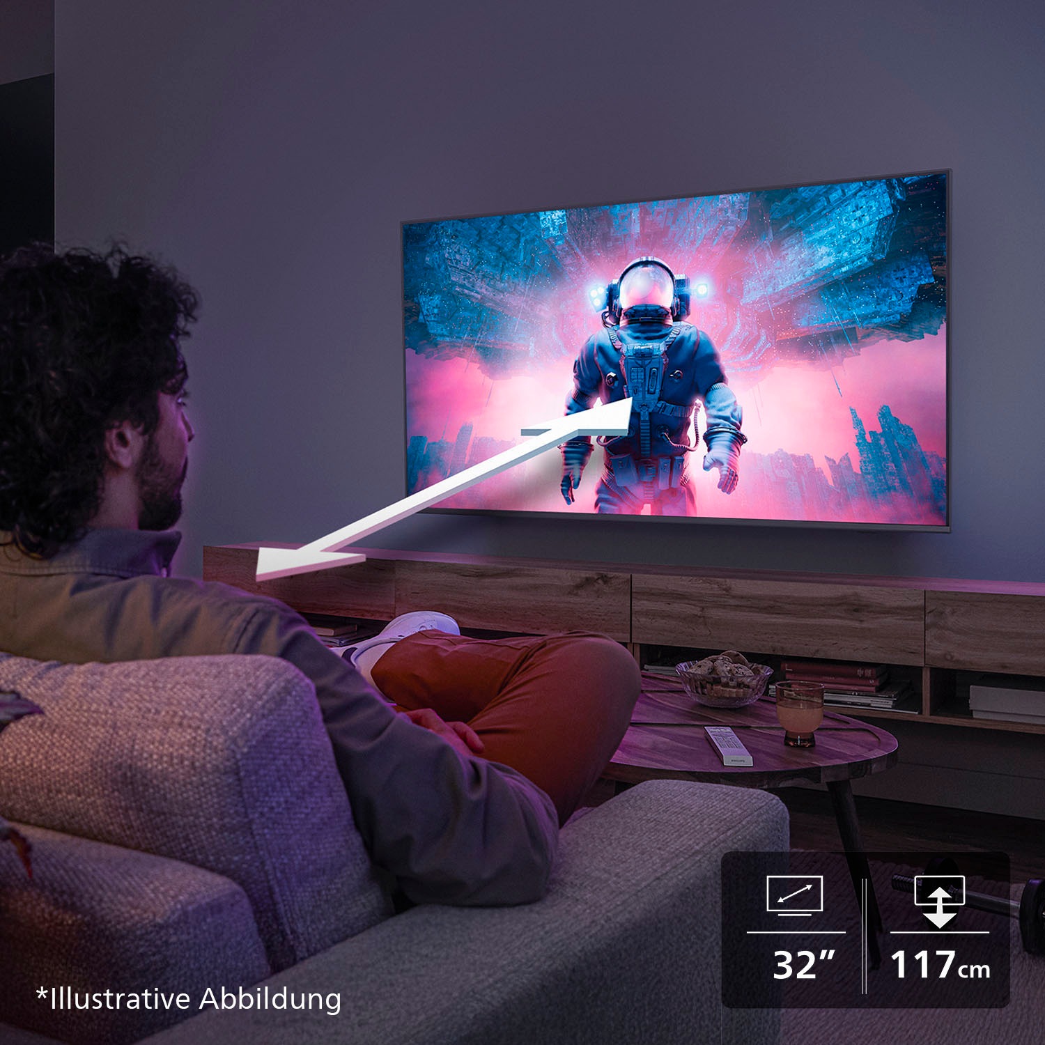 Philips LED-Fernseher »32PHS6000/12«, HD, Smart-TV