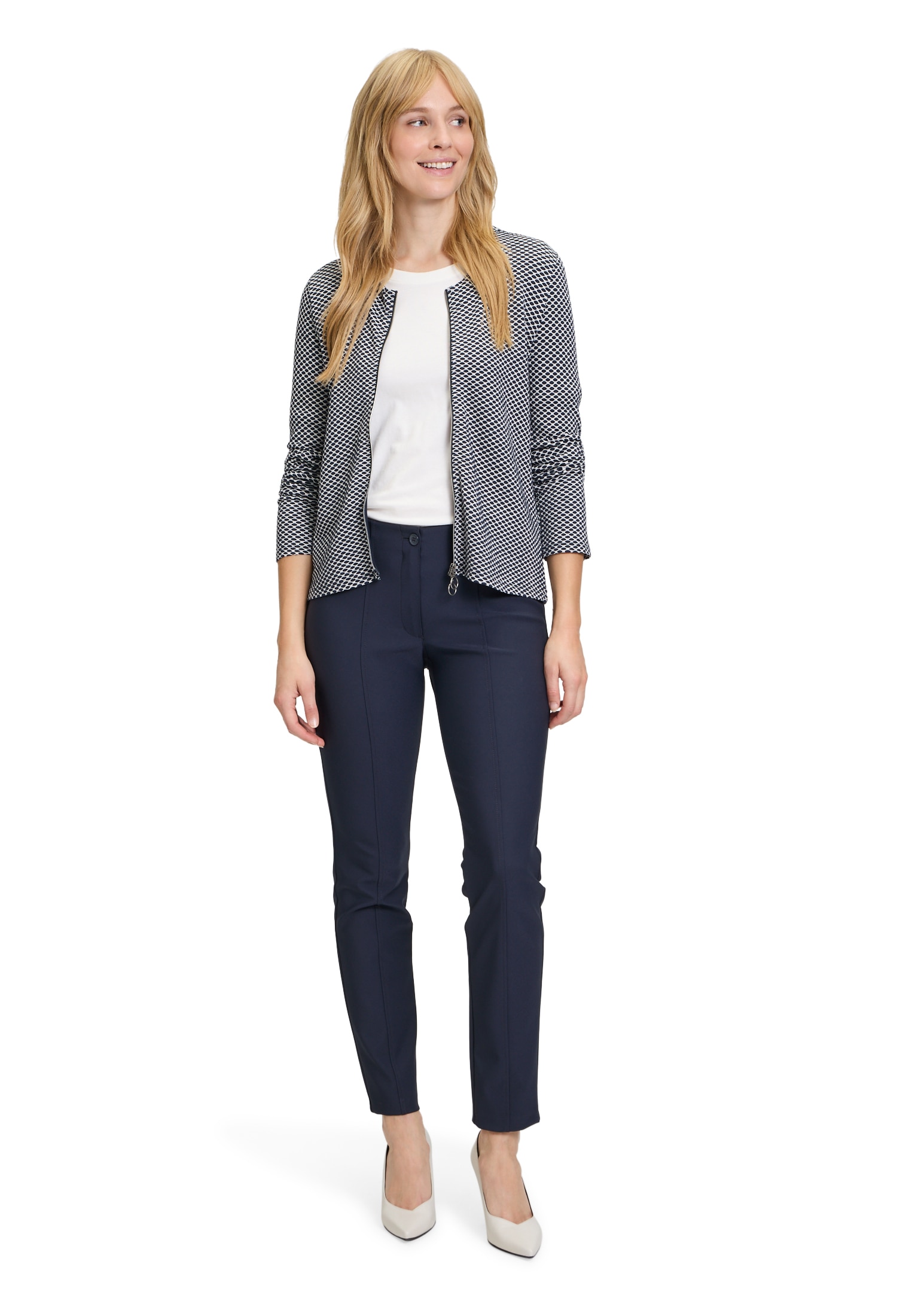 Betty Barclay Langarmshirt »Shirtjacke mit Struktur«