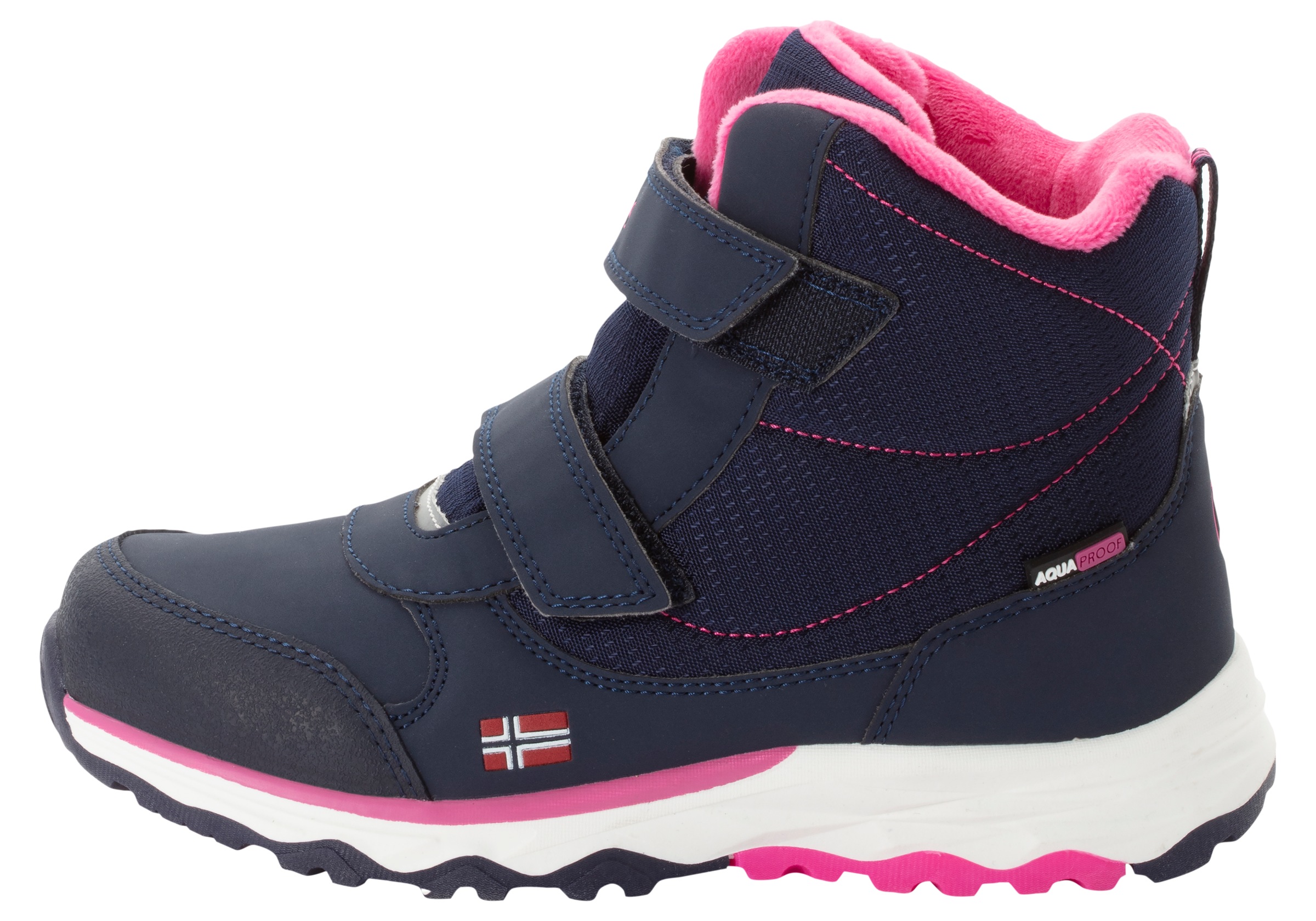 TROLLKIDS Winterstiefel »KIDS HAFJELL WINTER BOOTS«, wasserdicht, Klettverschluss, reflektierende Details