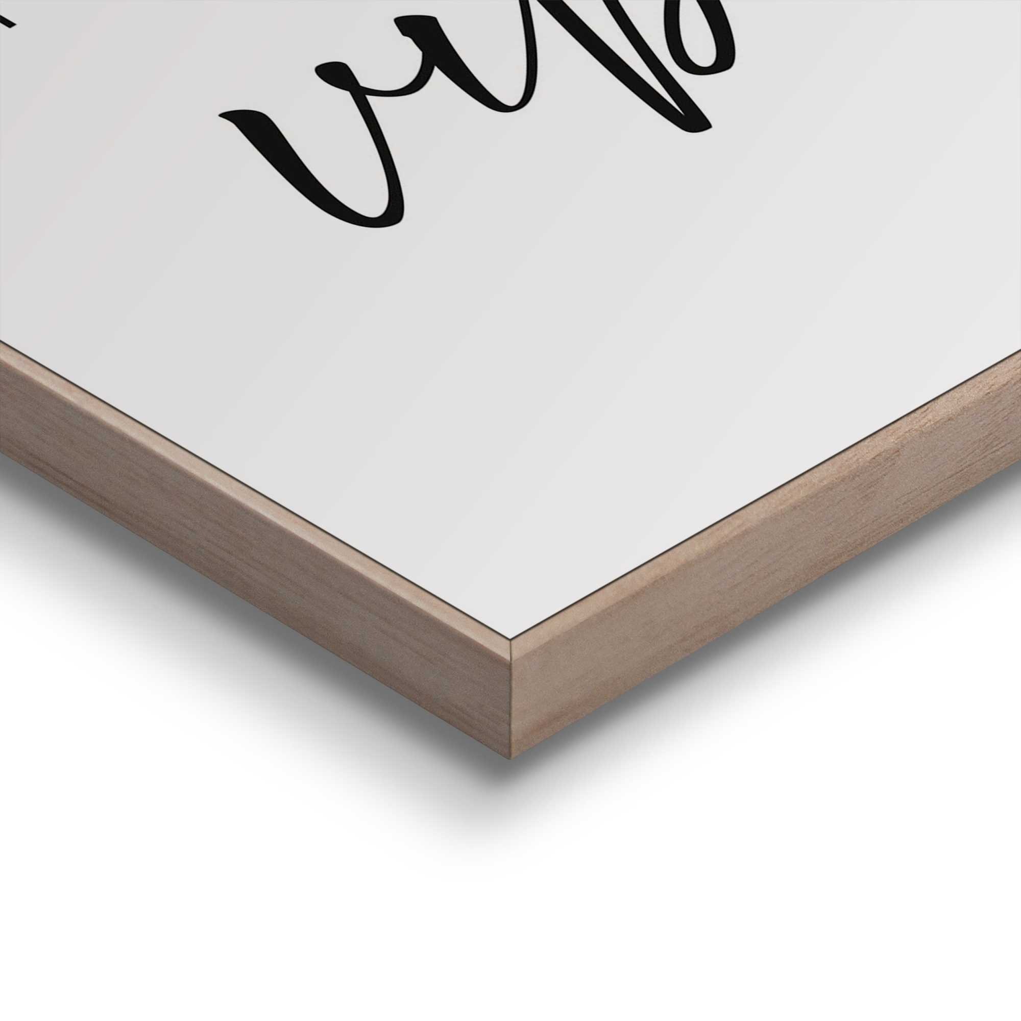 Reinders! Poster »Positive Vibes« Home Office - Schwarz-Weiß - MDF - Sprüche - 20x30 cm