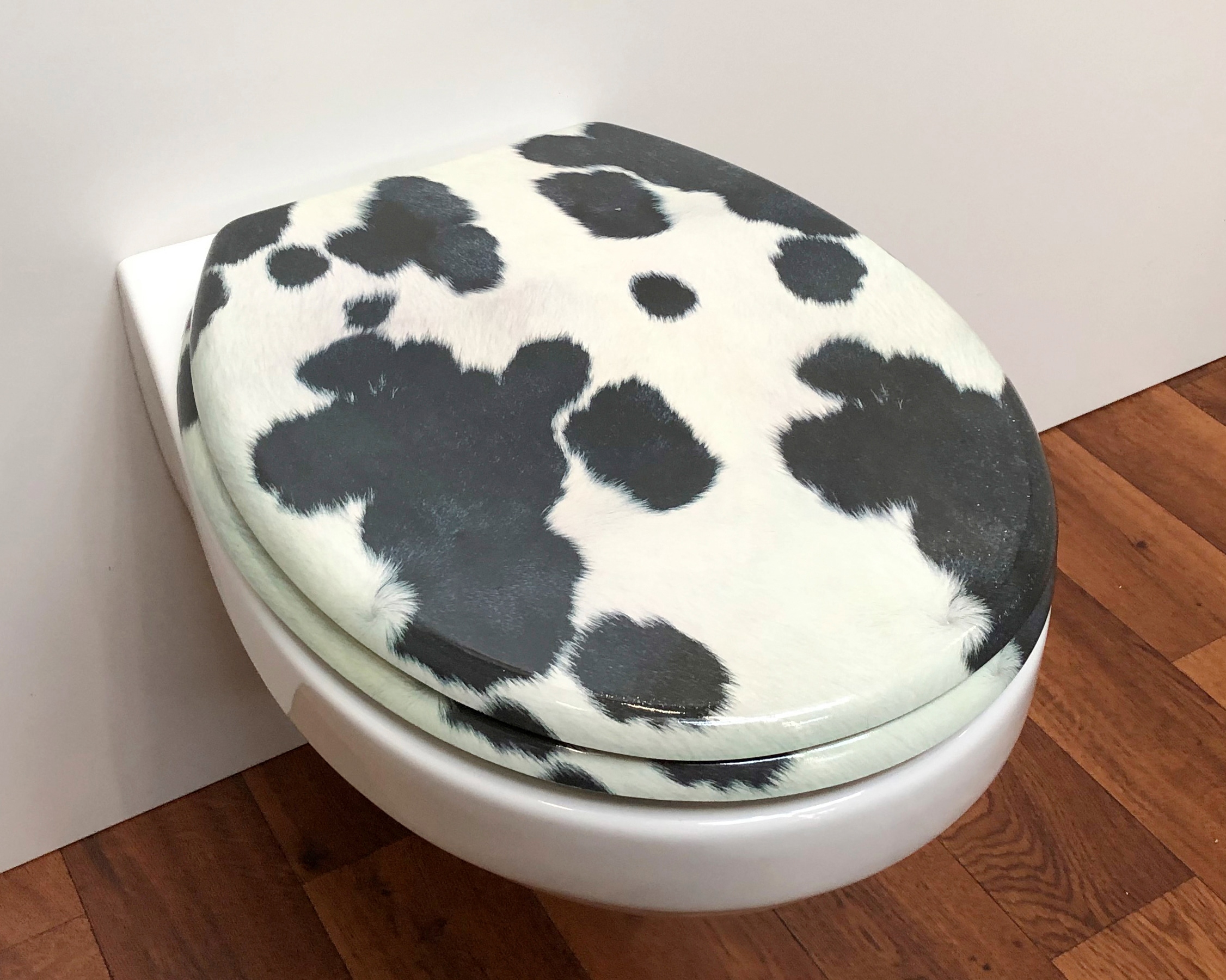 ADOB WC-Sitz »Hund«, mit messingverchromten Scharnieren