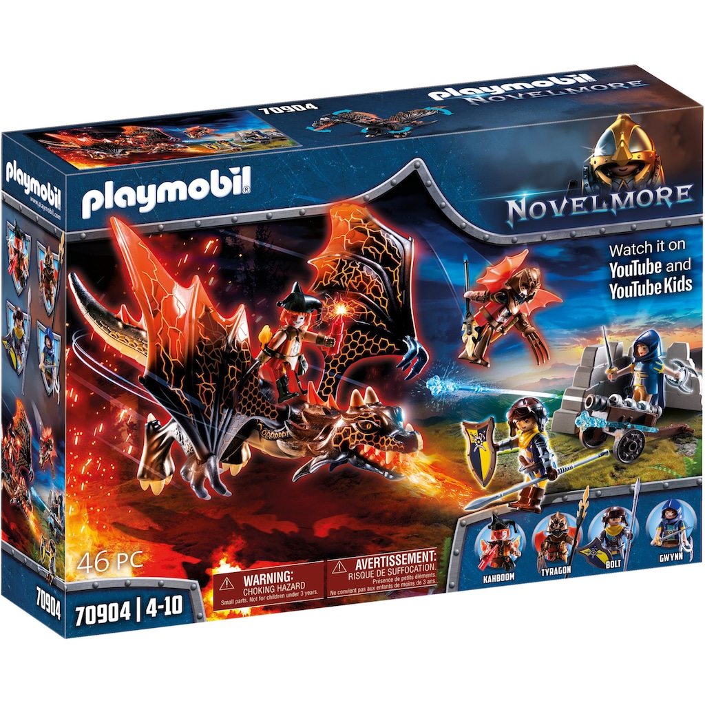 Playmobil® Konstruktions-Spielset »Novelmore Drachenattacke (70904), Novelmore«, (46 St.)