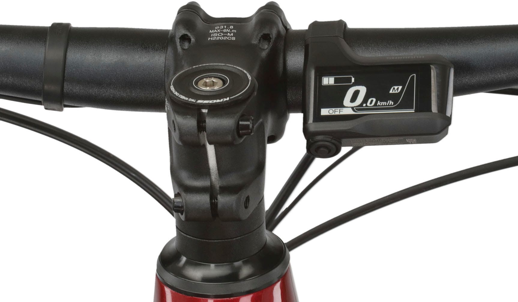 Kross E-Bike »E-MTB Level Boost 2.0 29 Zoll rot«, 11 Gang, Shimano, DEORE M5100, Mittelmotor 250 W, Pedelec, Elektrofahrrad für Damen und Herren