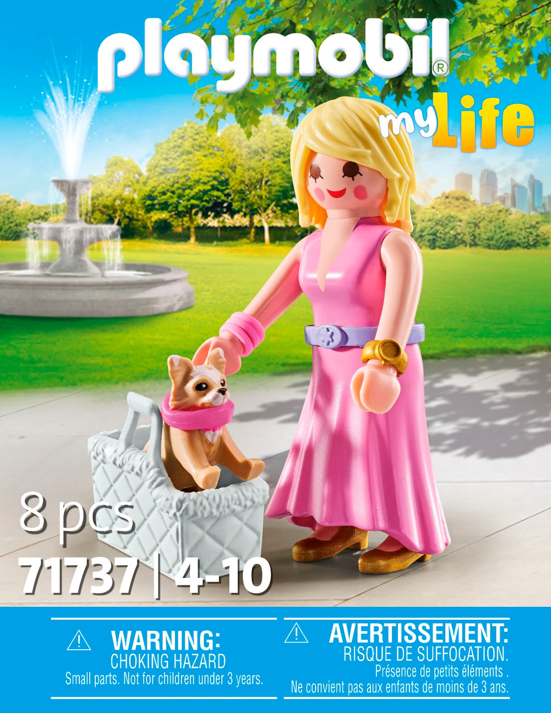 Playmobil® Konstruktions-Spielset »It-Girl mit Chihuahua (71737), Playmobil My Life«, (8 St.)