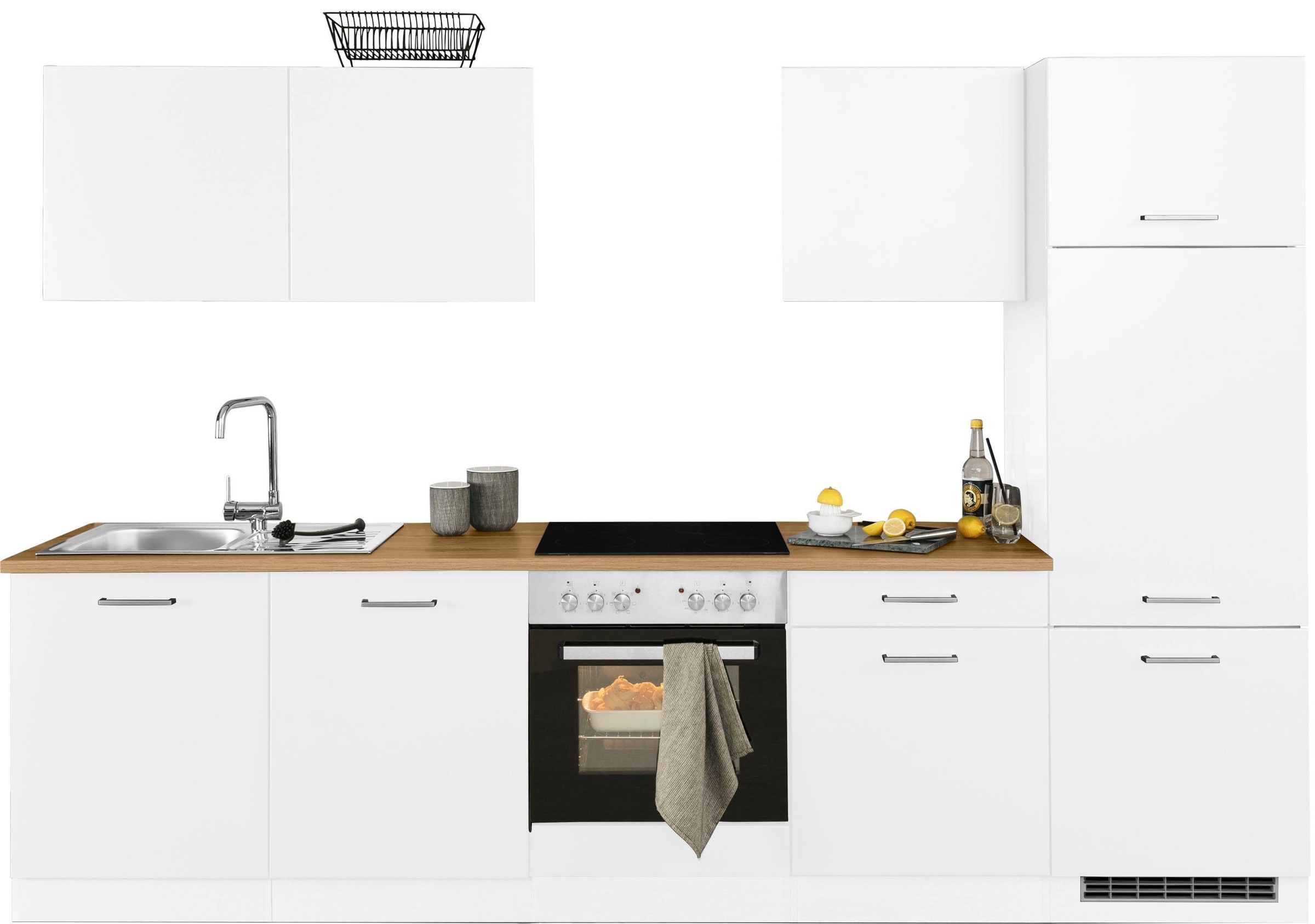HELD MÖBEL Küchenzeile »Kehl«, ohne Kühlschrank für Raten auf kaufen E-Geräte, 300 cm, Breite