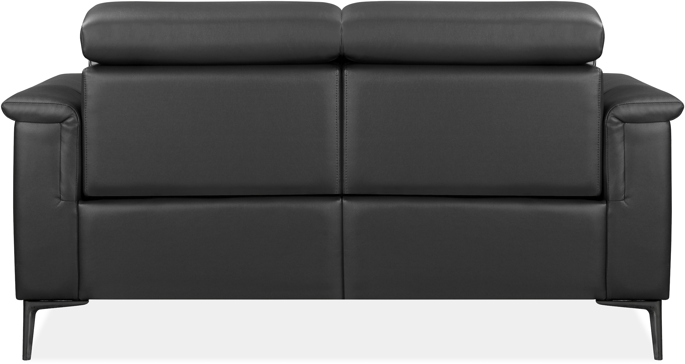OTTO home 2-Sitzer »LUND,Naturleder, 160 cm, mit Relaxfunktion und Kopfteilverstellung« manuell od. elektrisch (m.USB-C), Federkern