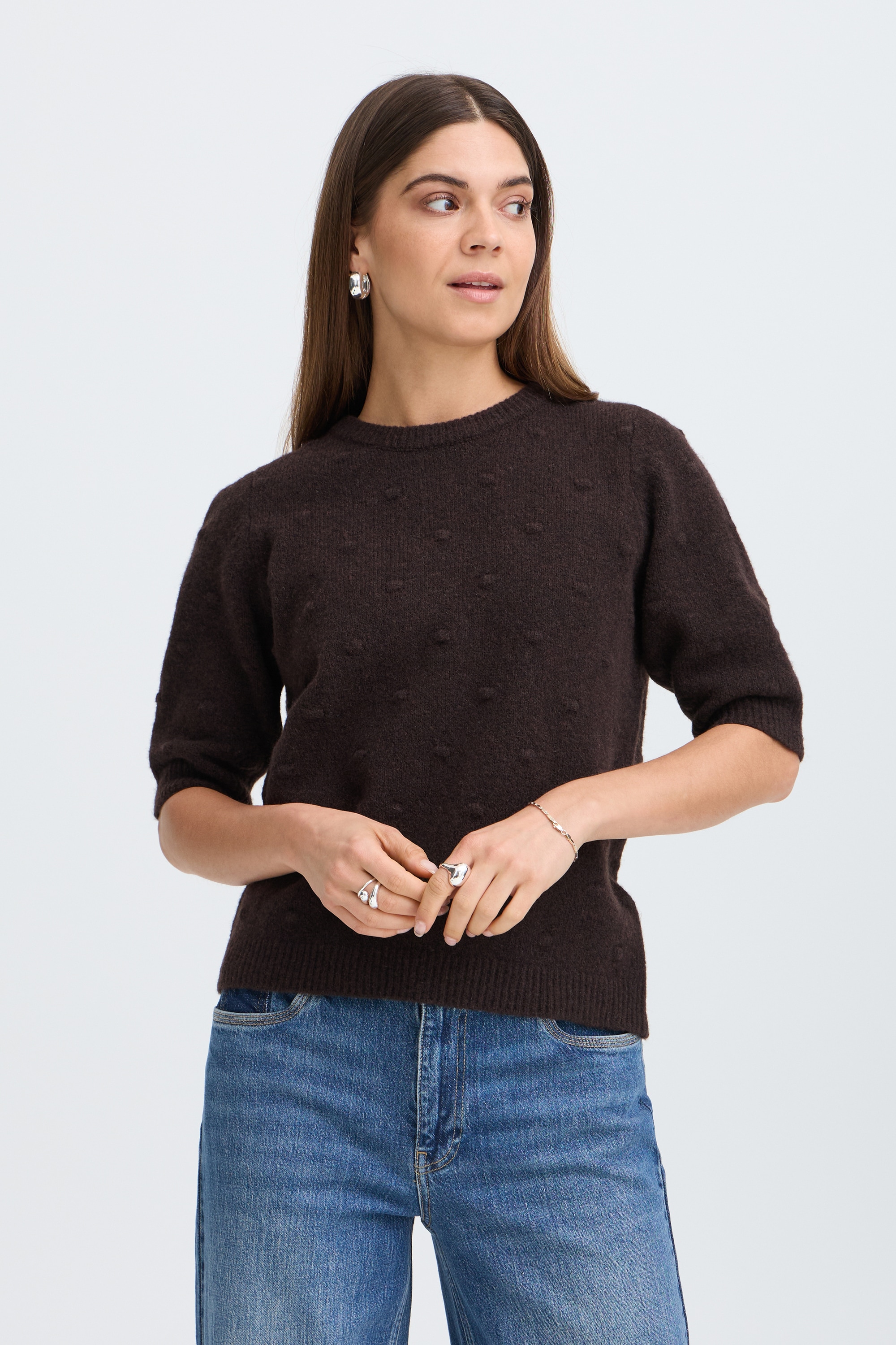 Pulz Jeans Kurzarmpullover »Damen Kurzarm-Bluse PZDAGMAR«