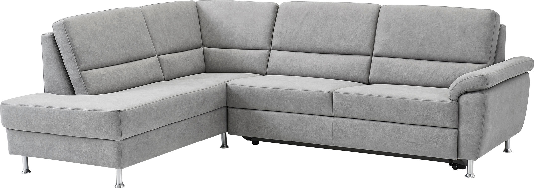 CALIZZA INTERIORS Ecksofa »Onyx L-Form«, Ottomane links oder rechts, wahlweise mit Bettfunktion, Breite 257 cm