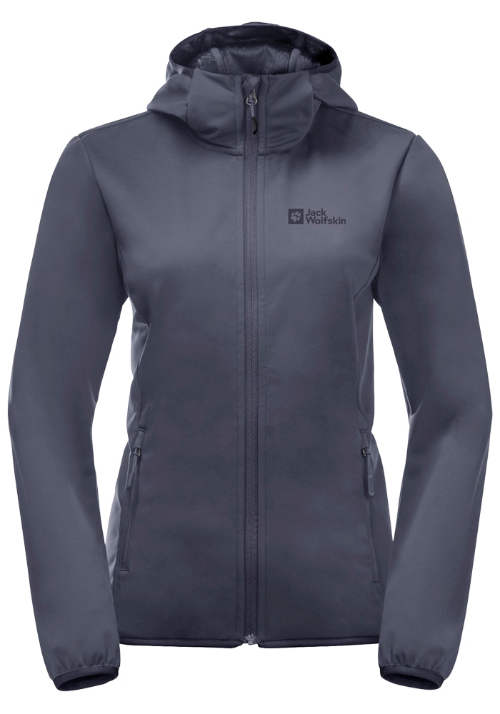 Jack Wolfskin Softshelljacke »WINDHAIN HOODY W«, mit Kapuze