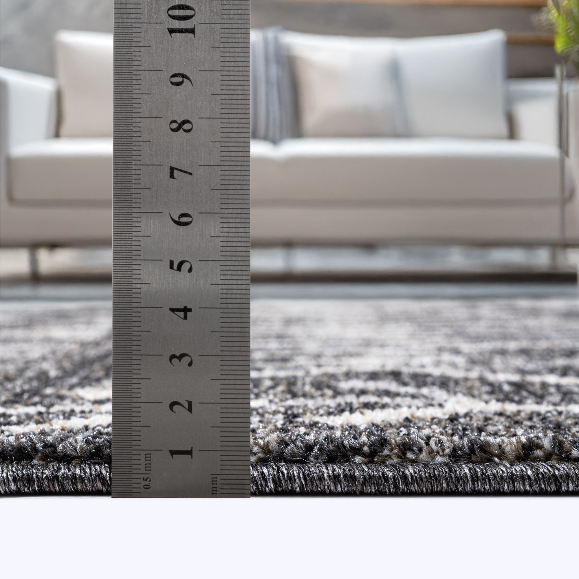 Sanat Teppich »Boho 8200« rechteckig 10 mm Höhe Kurzflor, robust, Boho, Scandic, für Fussbodenheizung geeignet