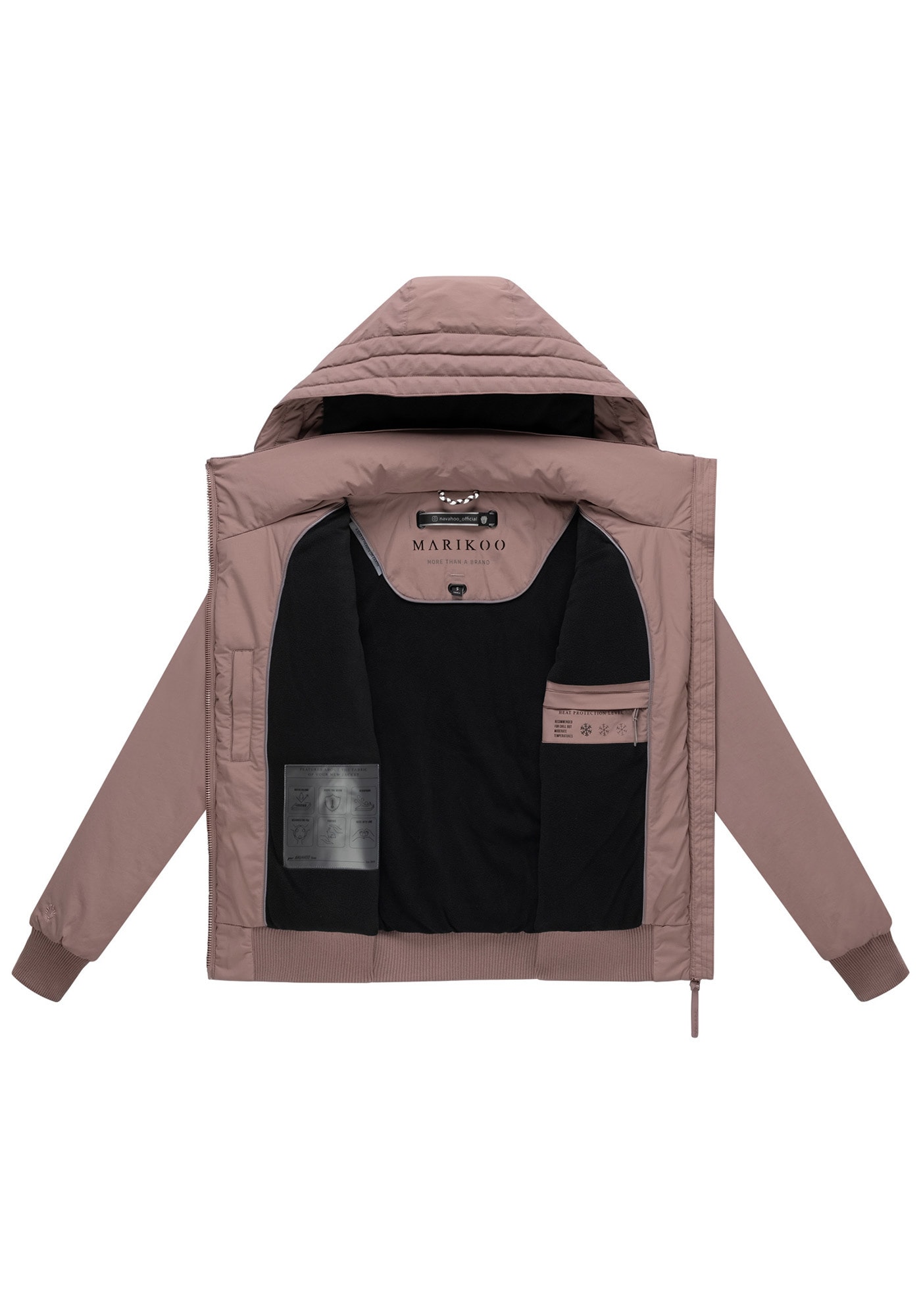Marikoo Winterjacke »Marikoo Mooni Damen Herbst Caban Jacke N084«